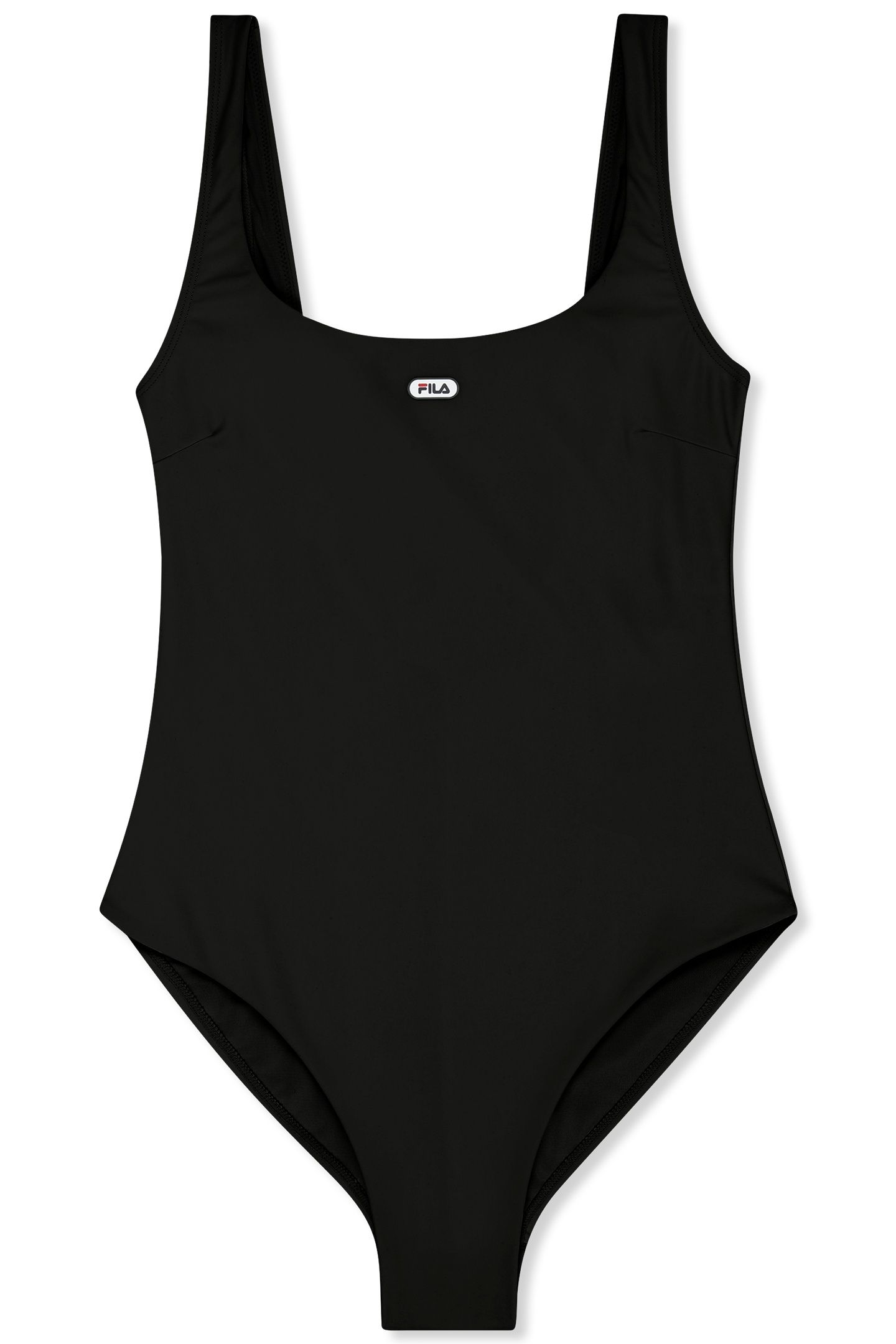 ISOLA LOGO SCOOP BACK SWIMSUIT BLACK 4