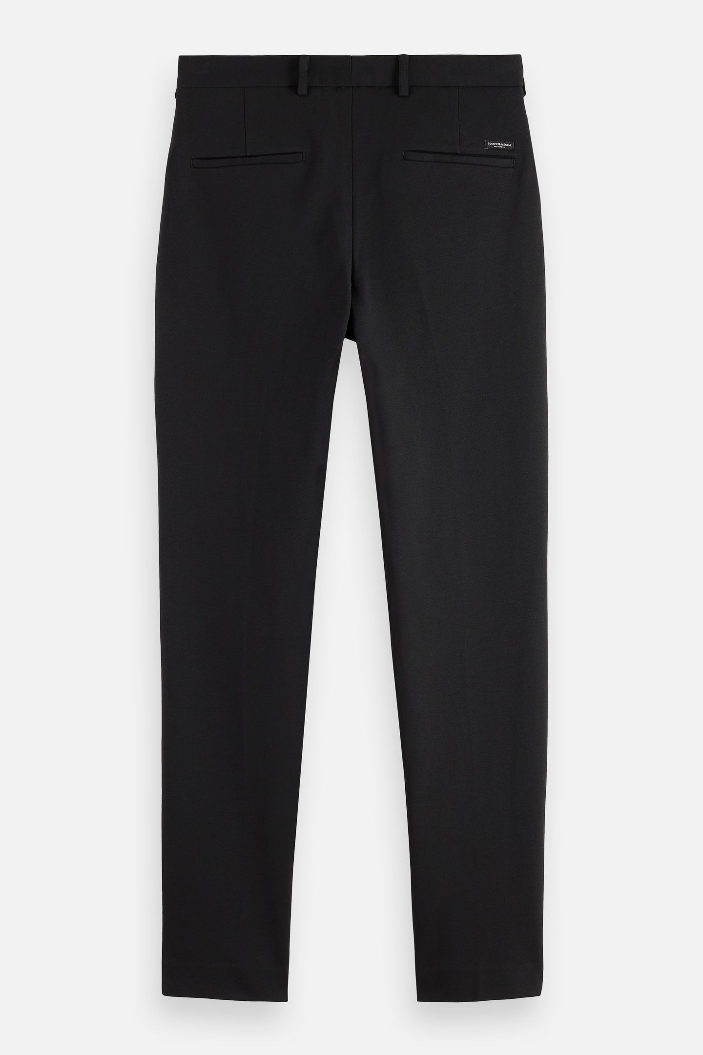 CORE - MOTT - TAILORED KNITTED YARN DYED CHINO BLACK 5