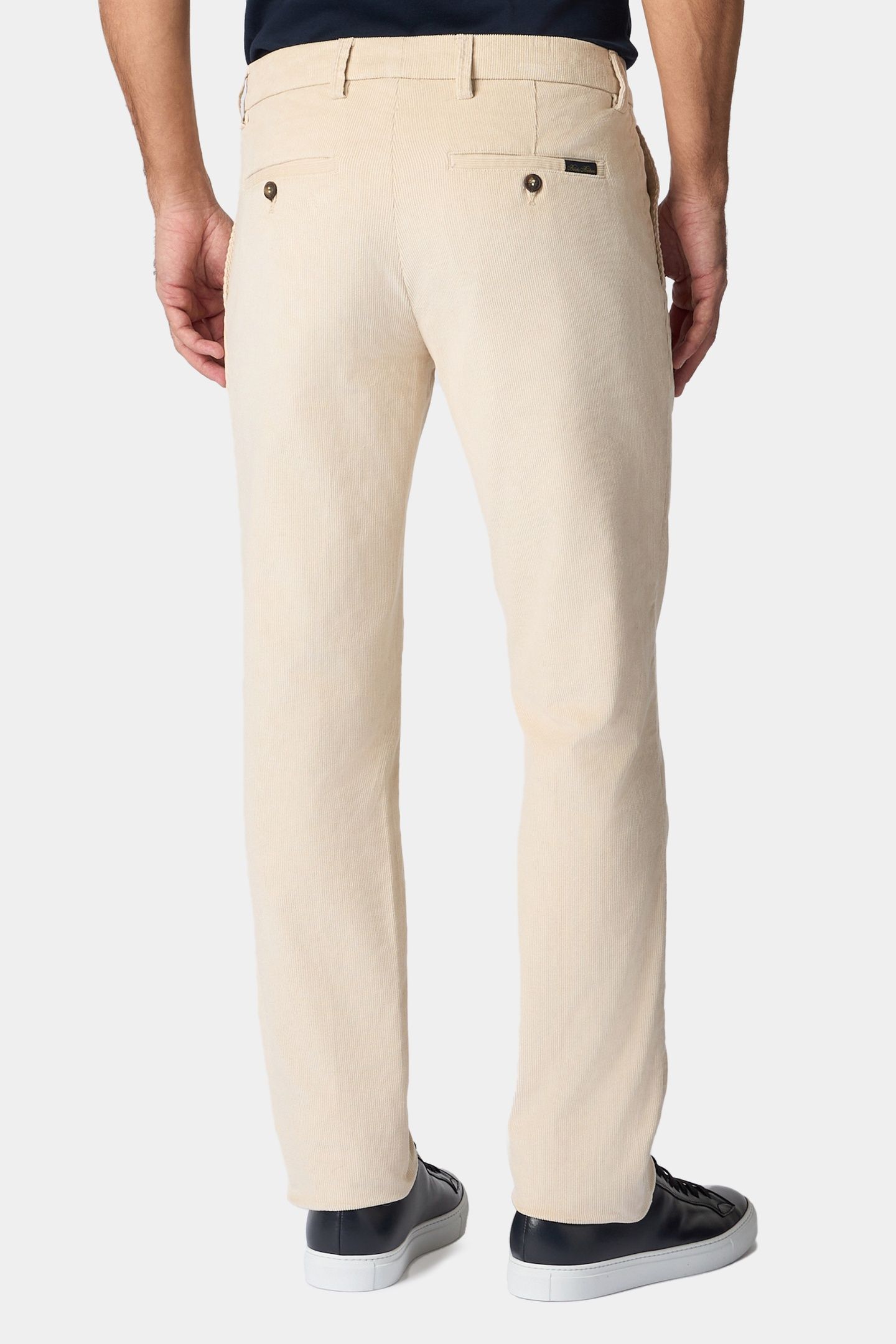 SLIM FIT COTTON CORDUROY CHINOS BEIGE 3