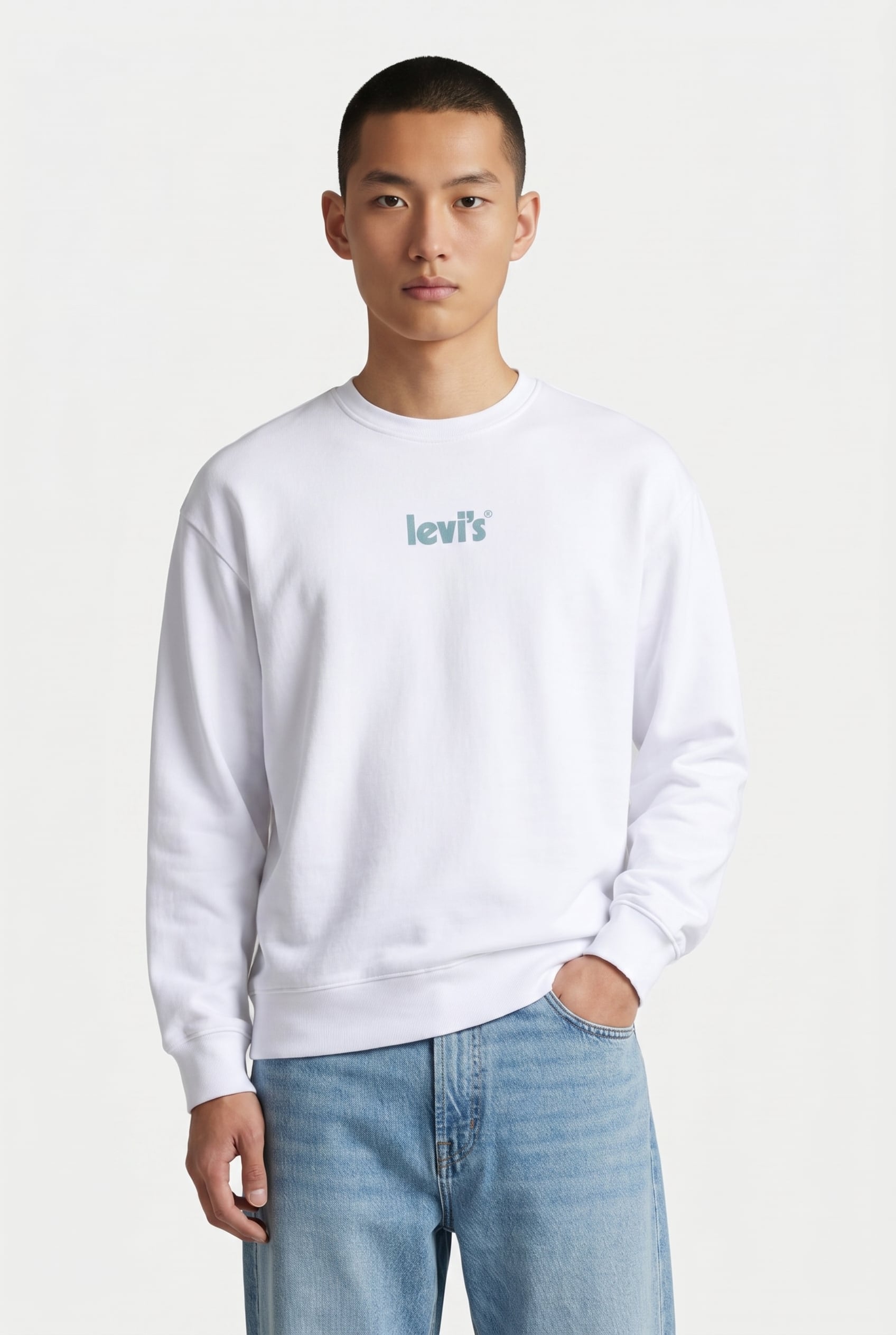 RELAXED T2 GRAPHIC LEVIS POSTER FILLED WHITE 1