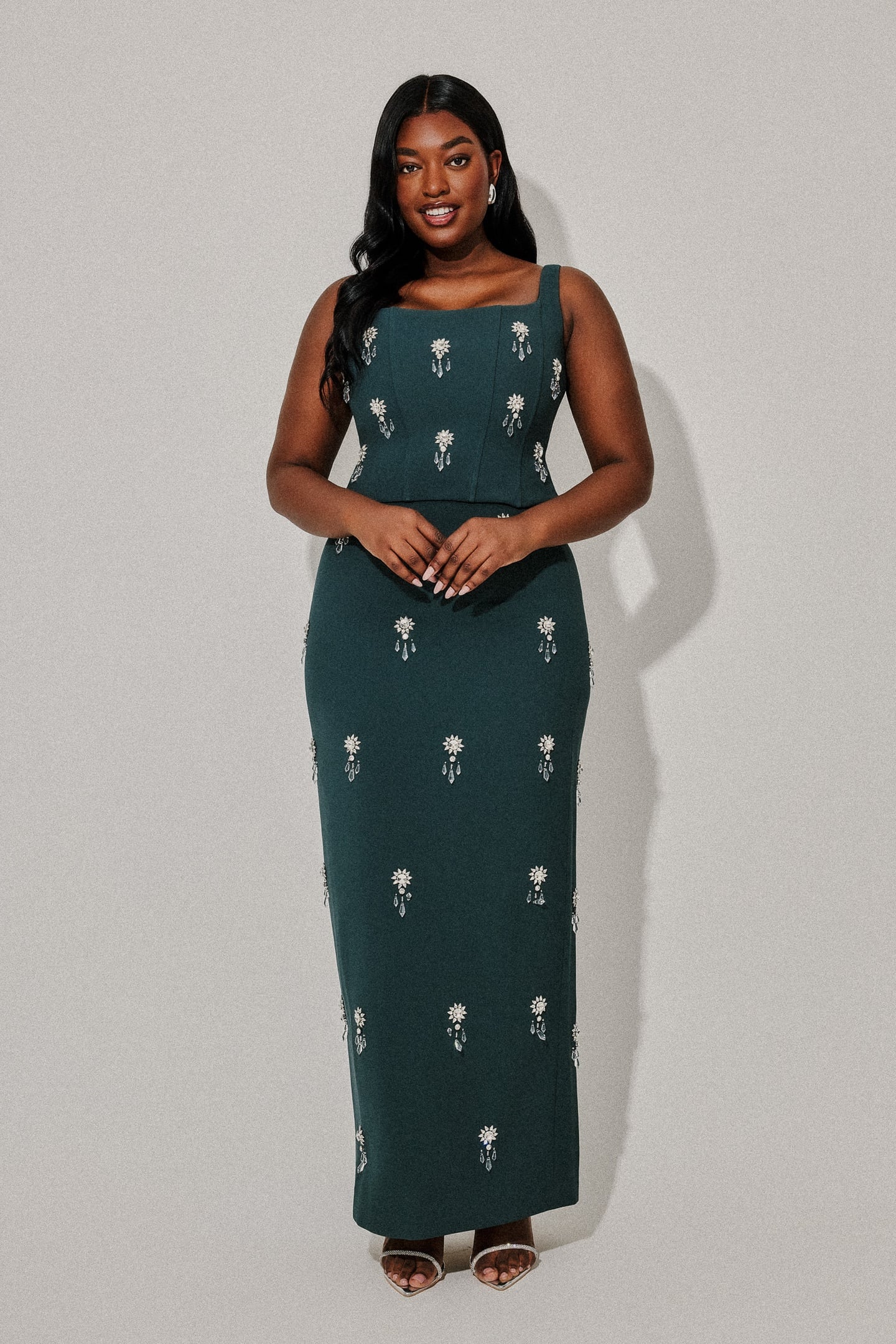 CRYSTAL CORSET TEAL 1