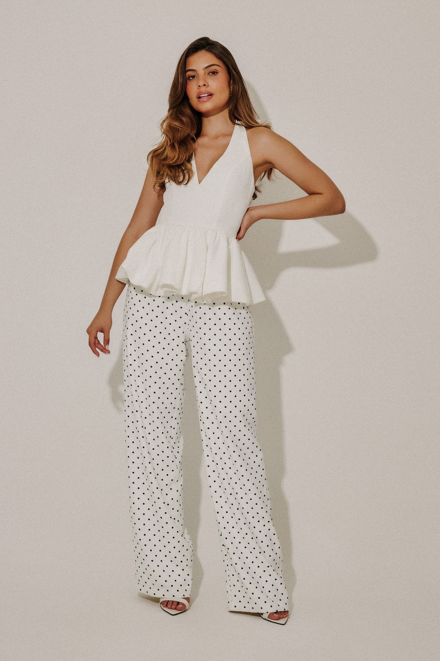 PEPLUM TOP WHITE 1