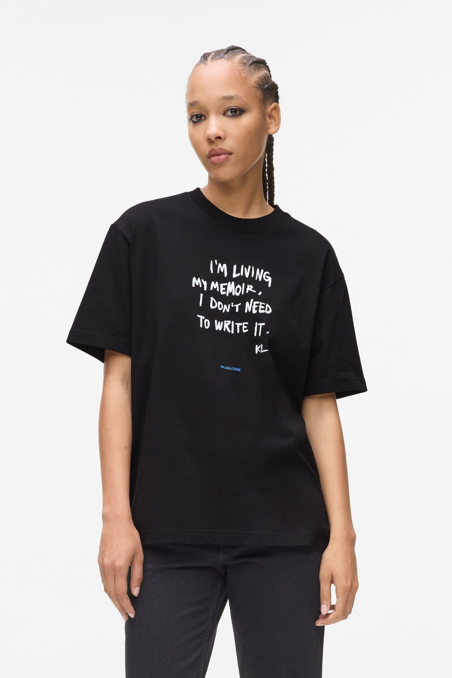 RELAXED KARLISM TEE BLACK 1
