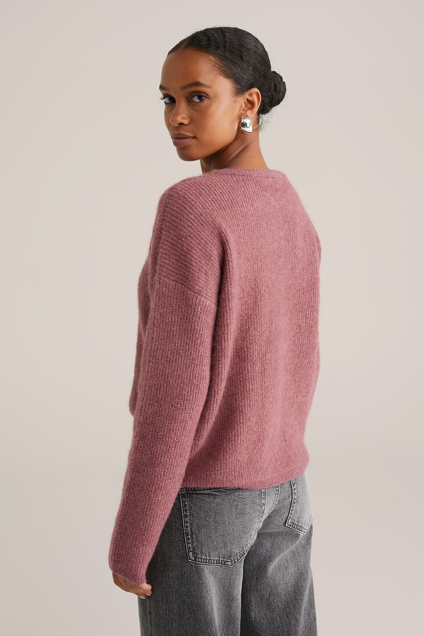 KNITTED CARDIGAN LIGHT RED 3