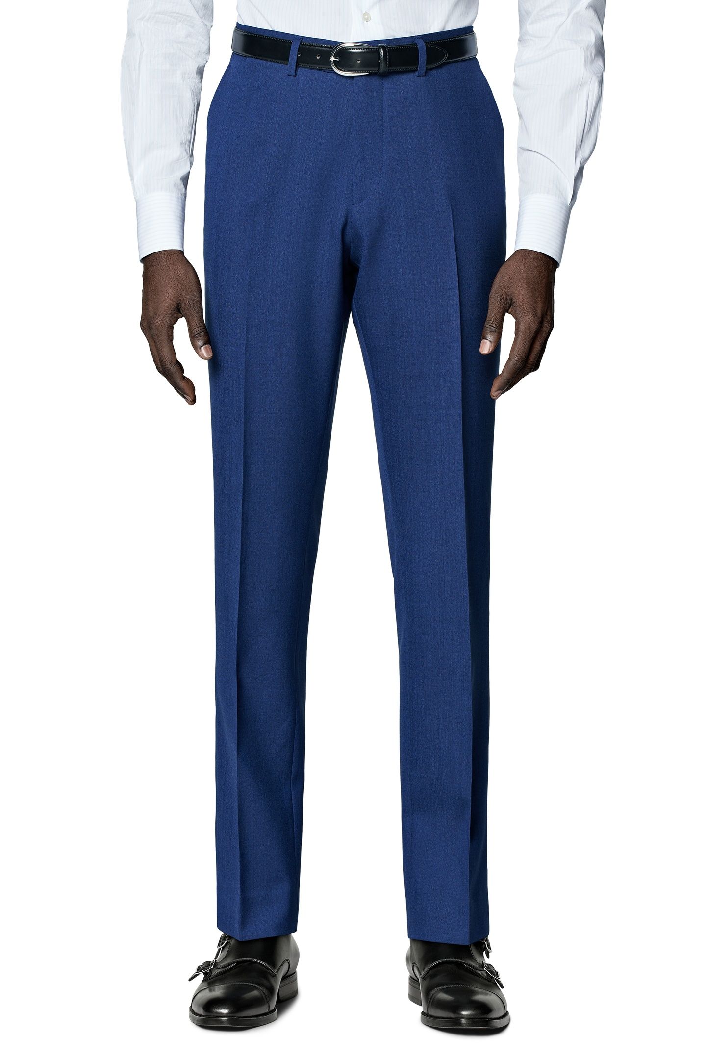 HAVANA MID BLUE PURE WOOL S110 NESTED SUITS MID BLUE 2