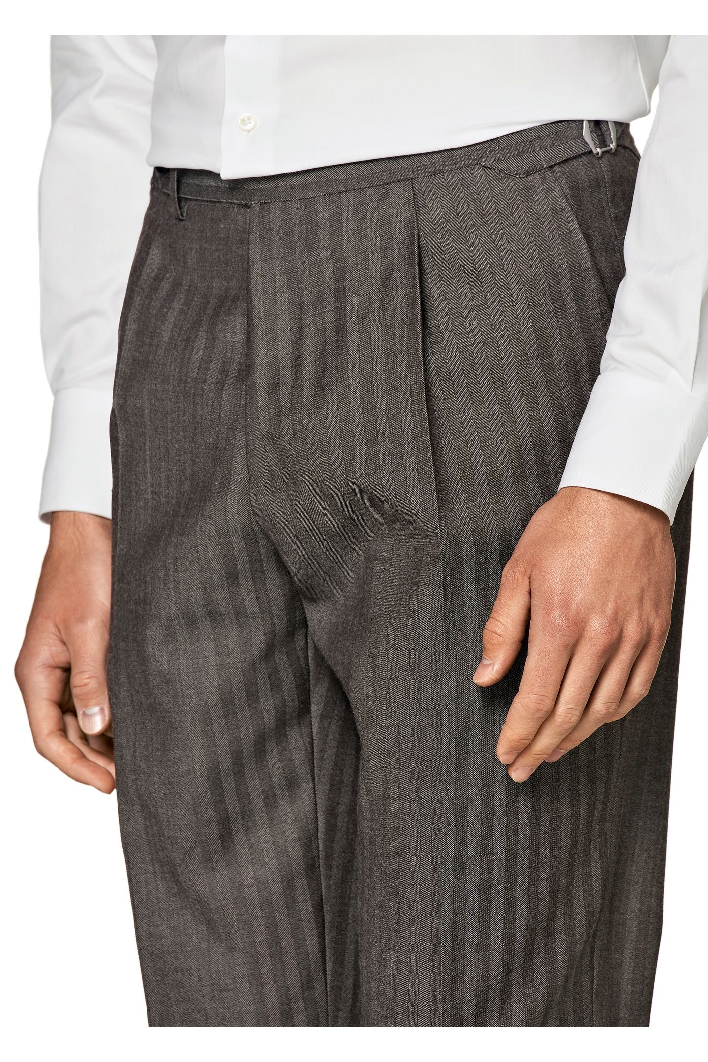 SUIT-DK BROWN NESTED SUITS TAUPE 8