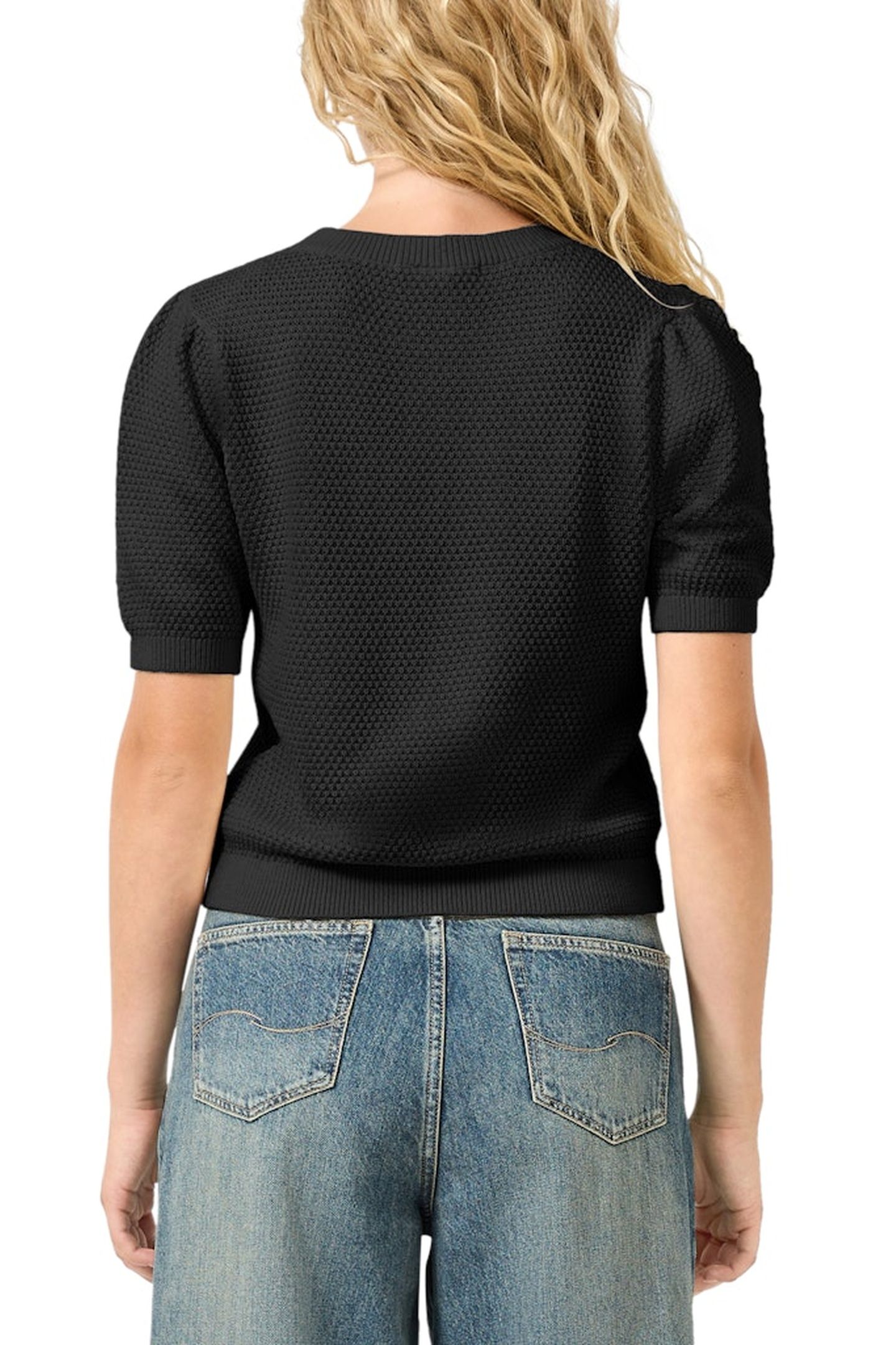 S.OLIVER-QS PULLOVER SHORTSLEEVE BLACK 5
