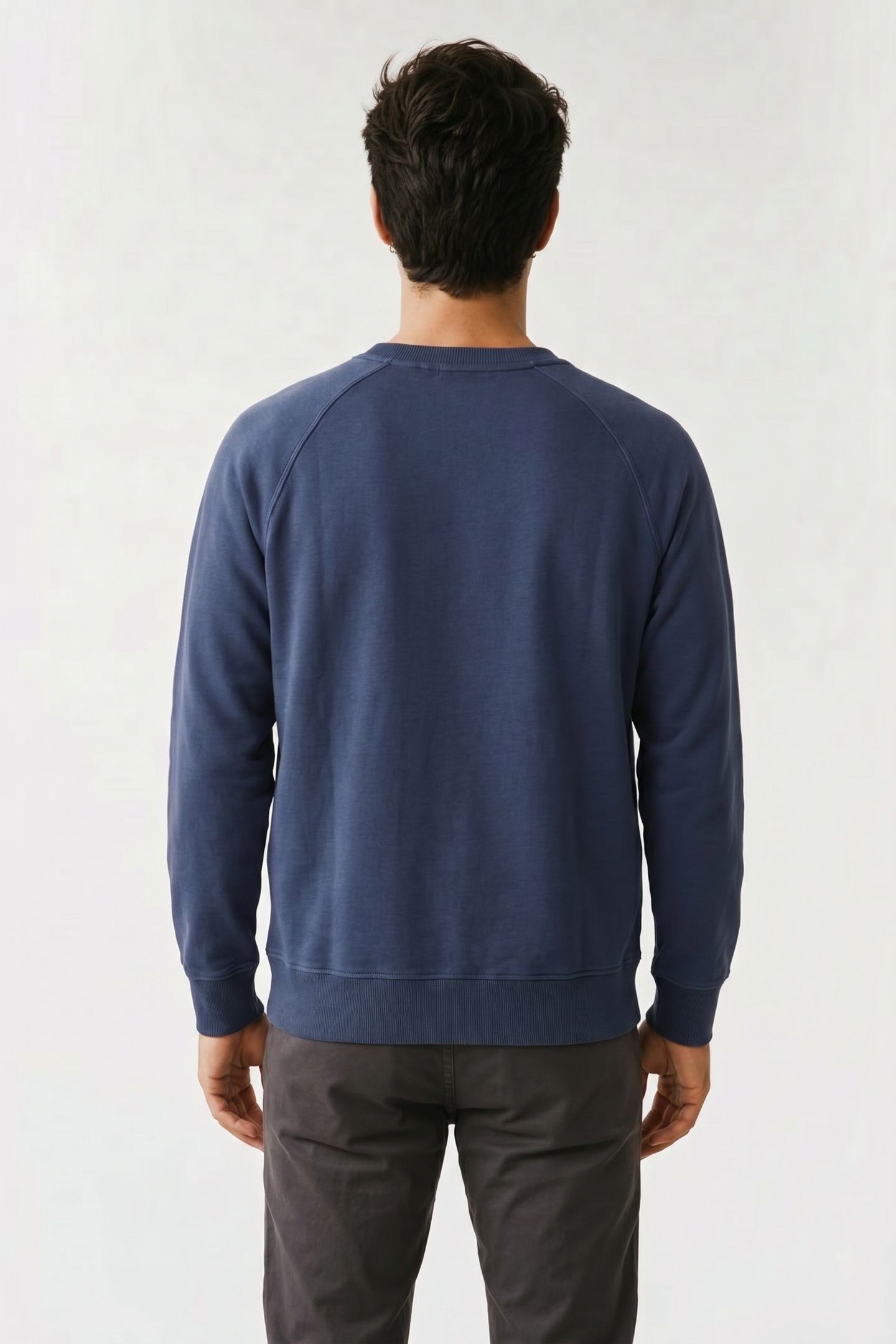 BRUSHED BACK CREW SWEATSHIRT OCEANA 2