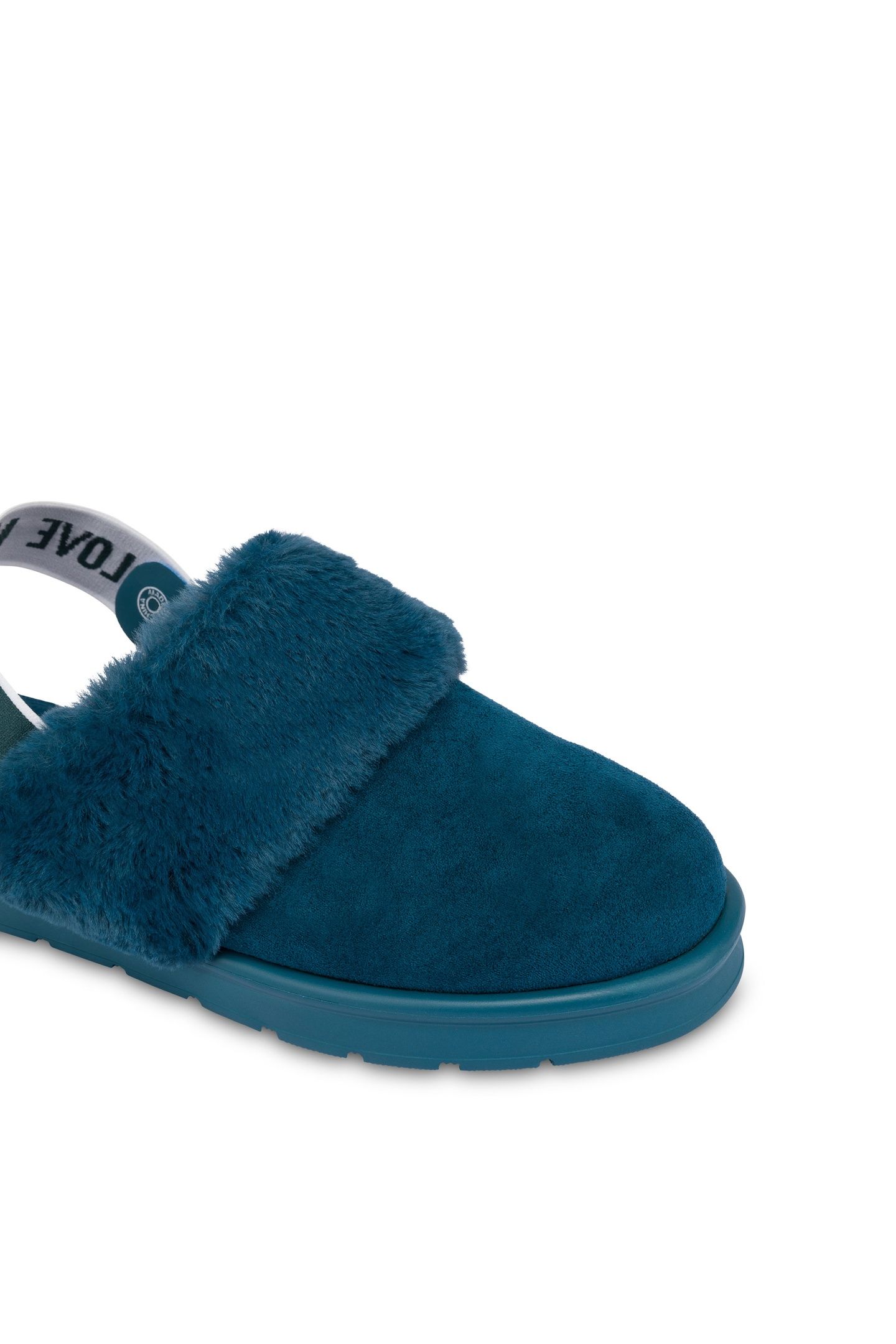VELOUR MULE ELASTIC LOGO BAND GREEN 4