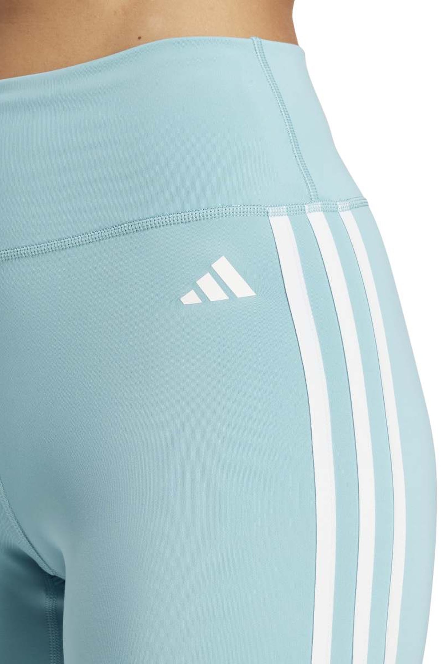 PERFORMANCE WORKOUT ESSENTIALS 3-STRIPES HIGH WAISTED SHORT  6