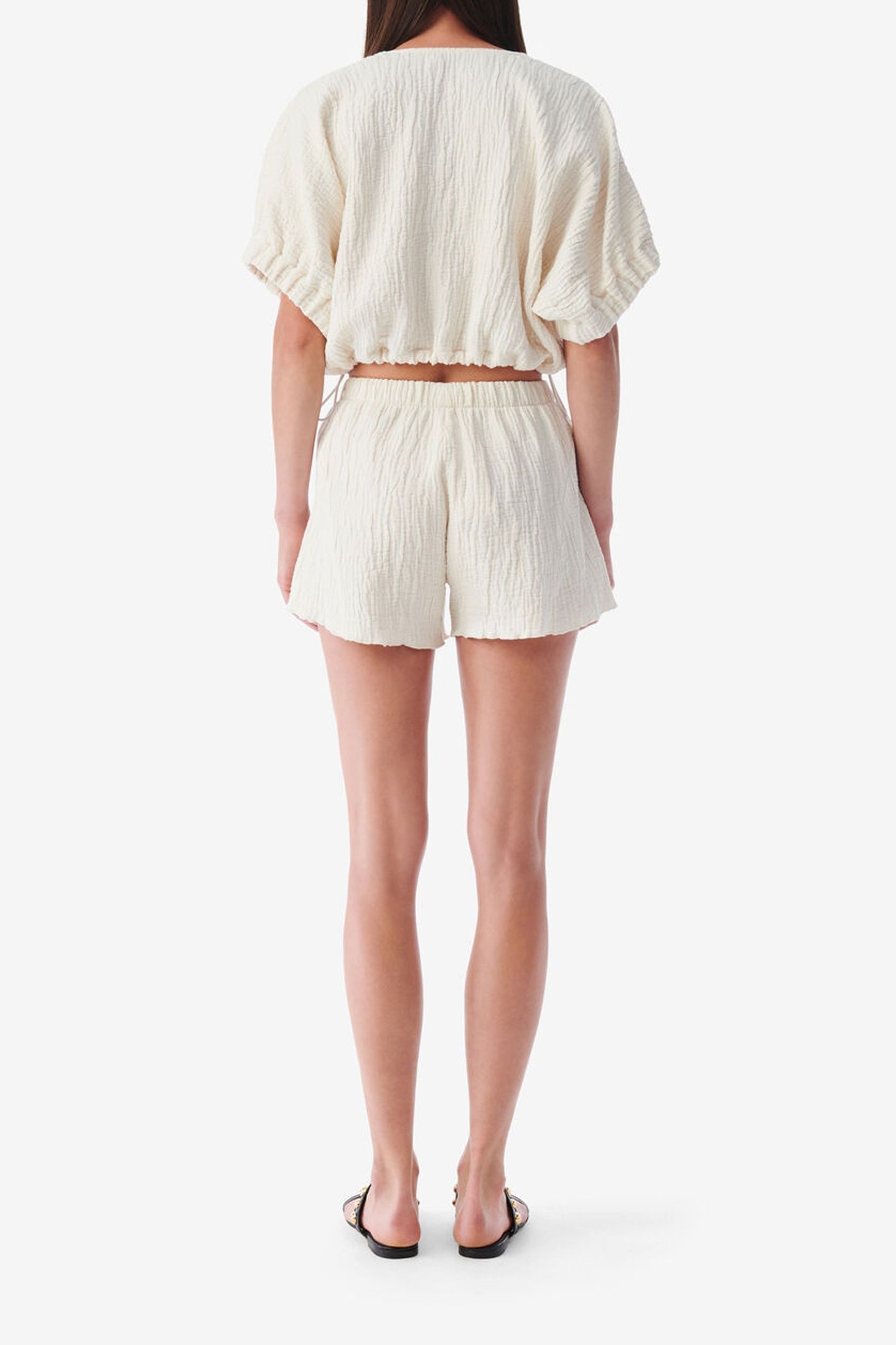 HORONI SHORT ECRU 2