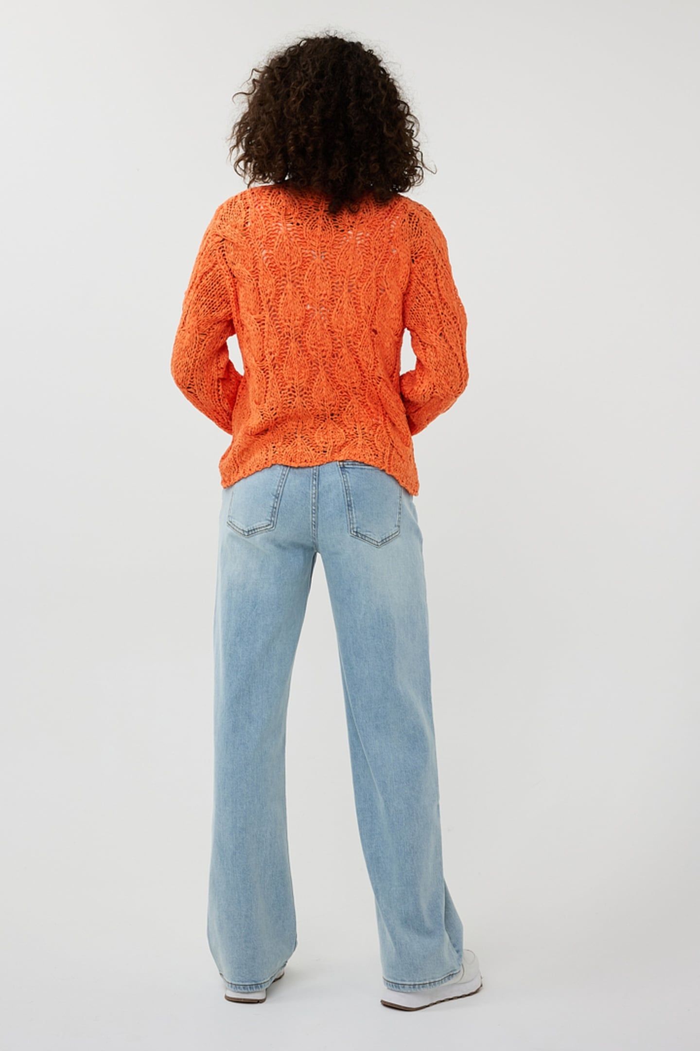 SWEATER CABLE TAPE YARN APRICOT 4
