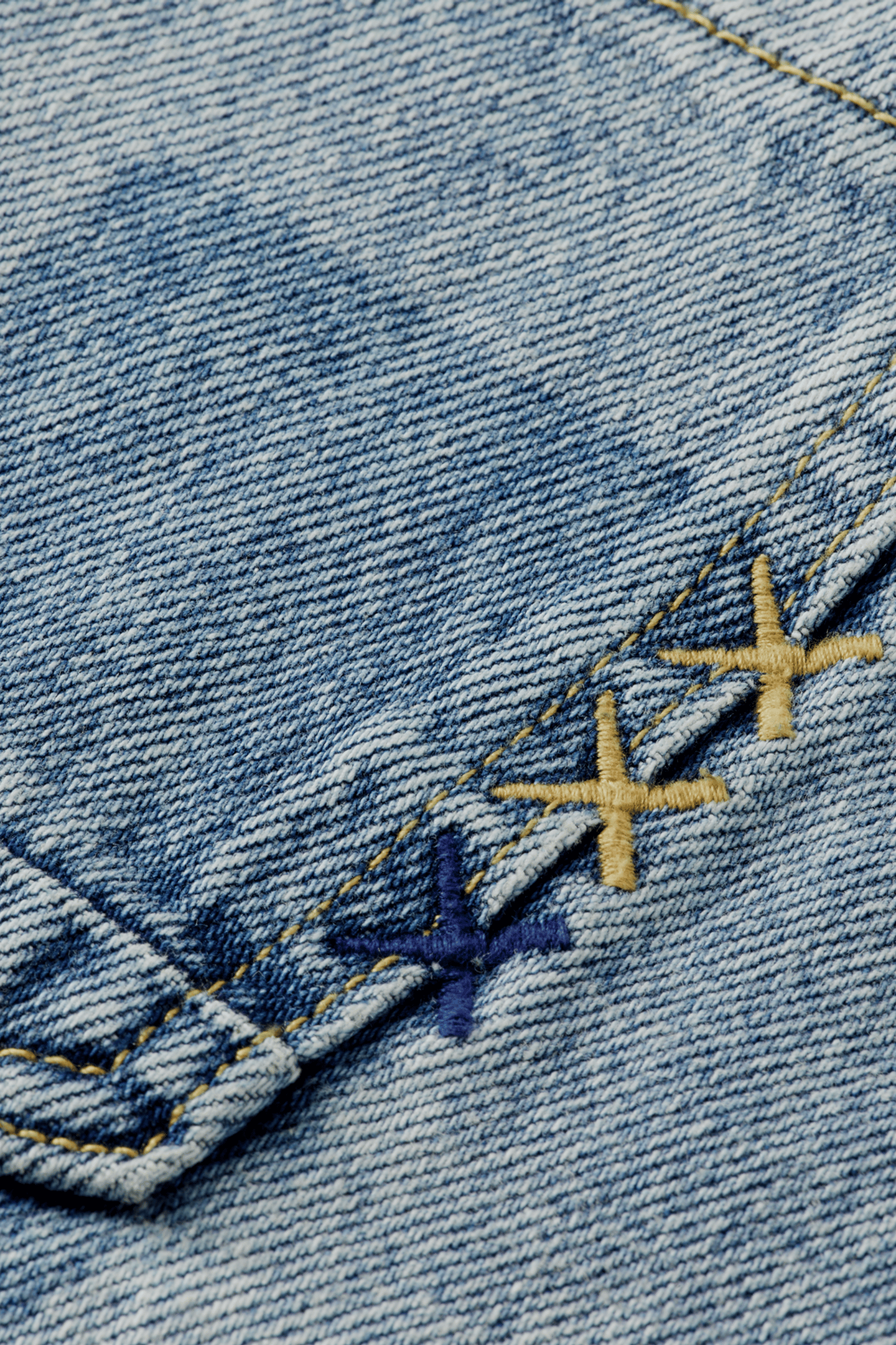 CUSTOMISED DENIM OVER SHIRT — ART FROM THE HEART 3