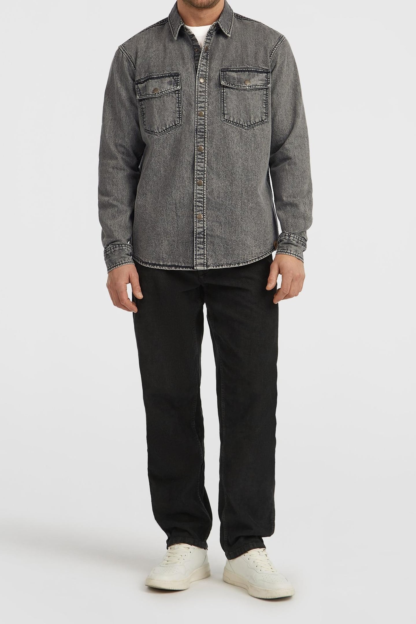 O'RIGINALS DENIM SHIRT BLACK OUT 1