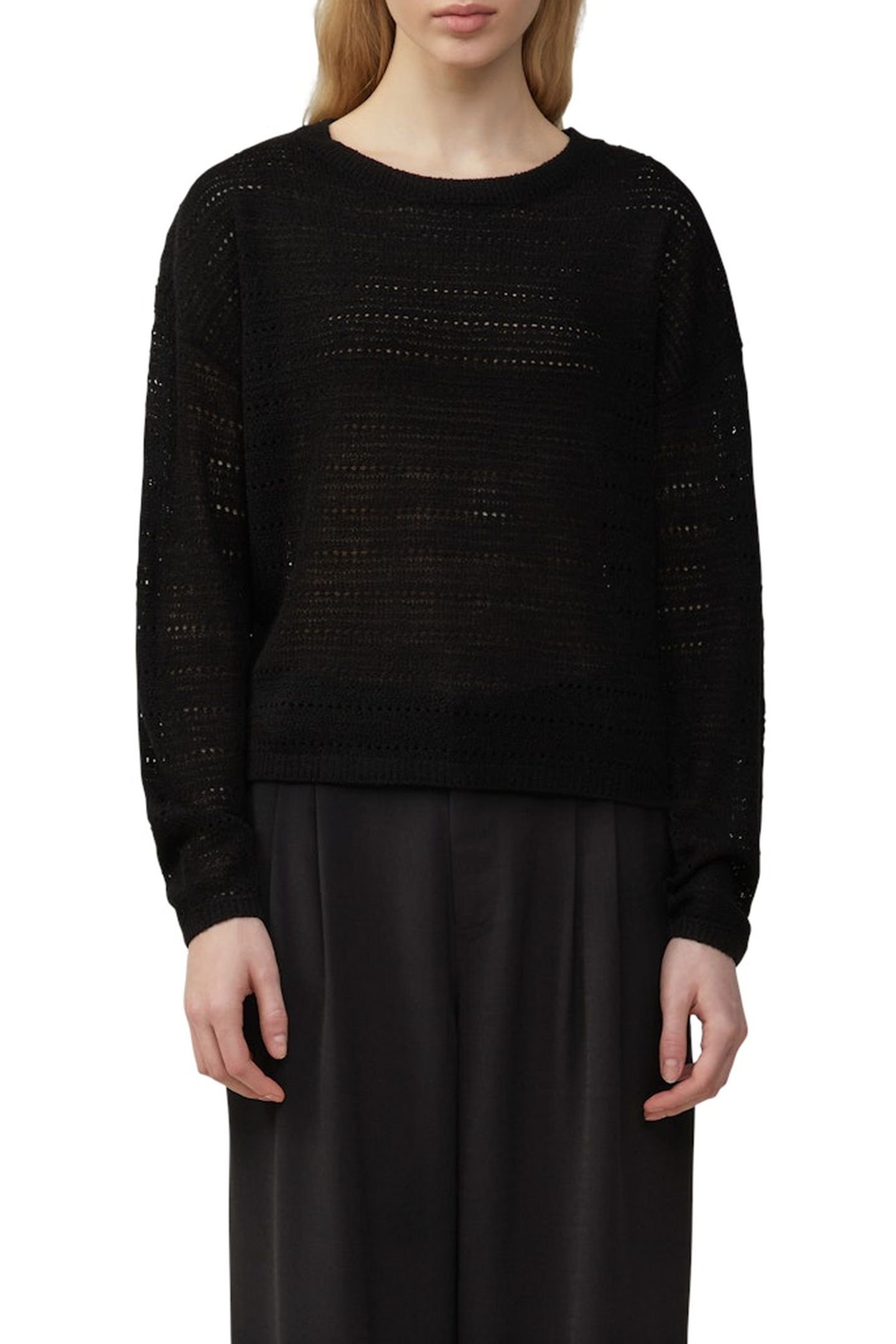 S.OLIVER-QS PULLOVER BLACK 1