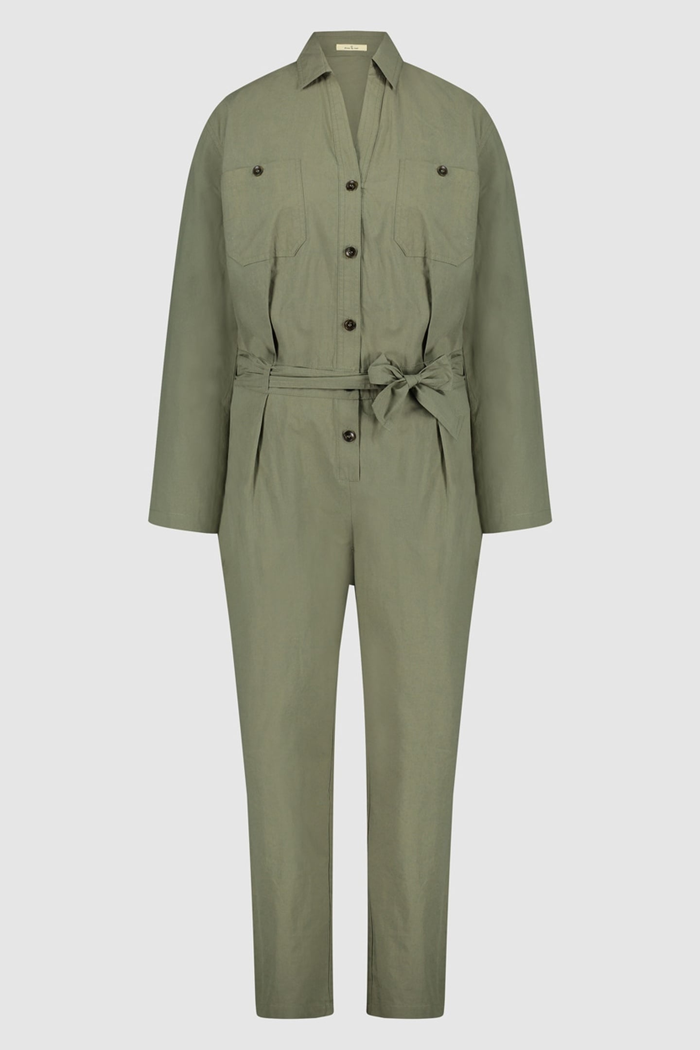 VIANNE JUMPSUIT HUSK GREEN 1