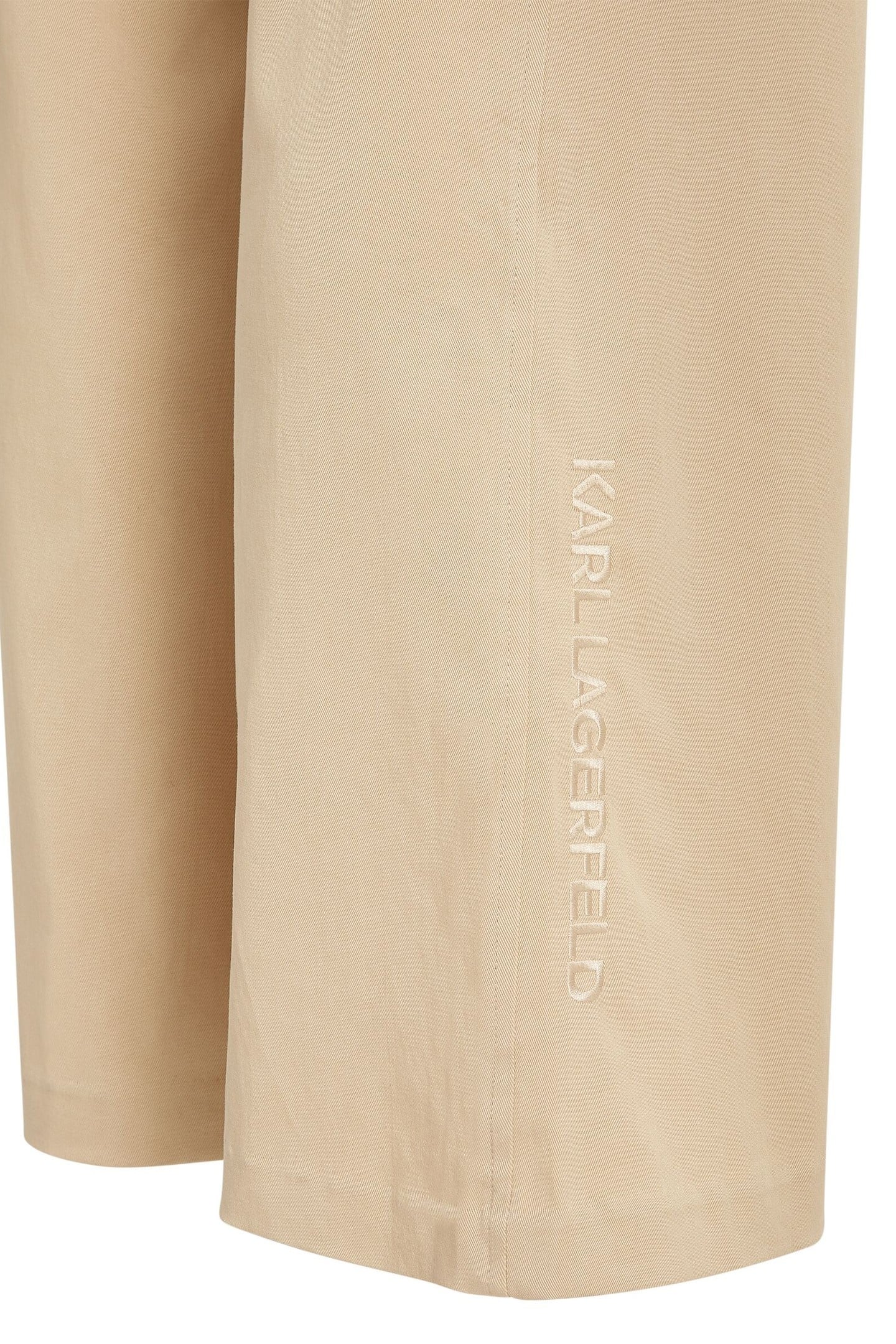 COTTON BLEND PANTS BEIGE 4