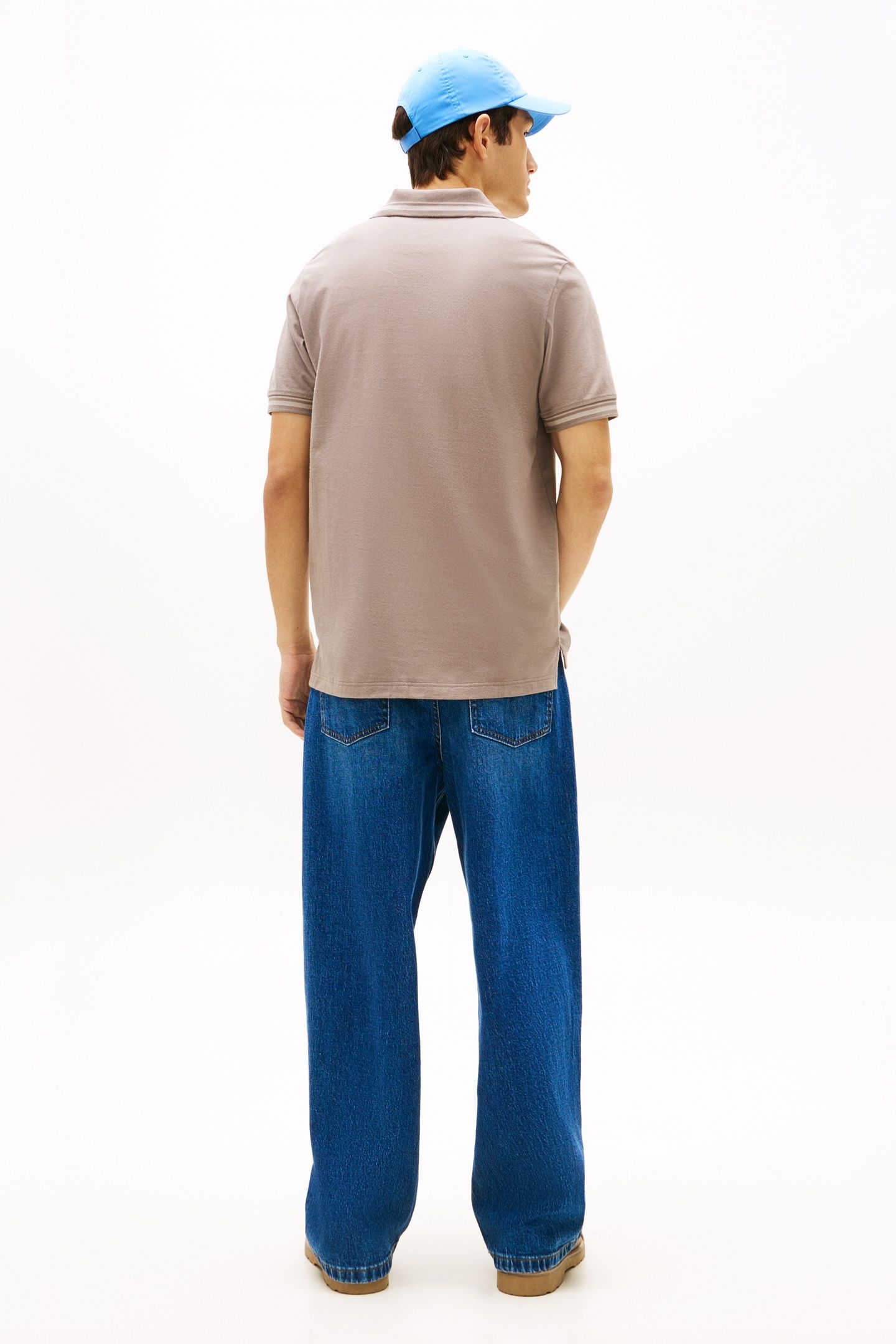 TJM REGULAR TIPPED POLO IVY MINK 3