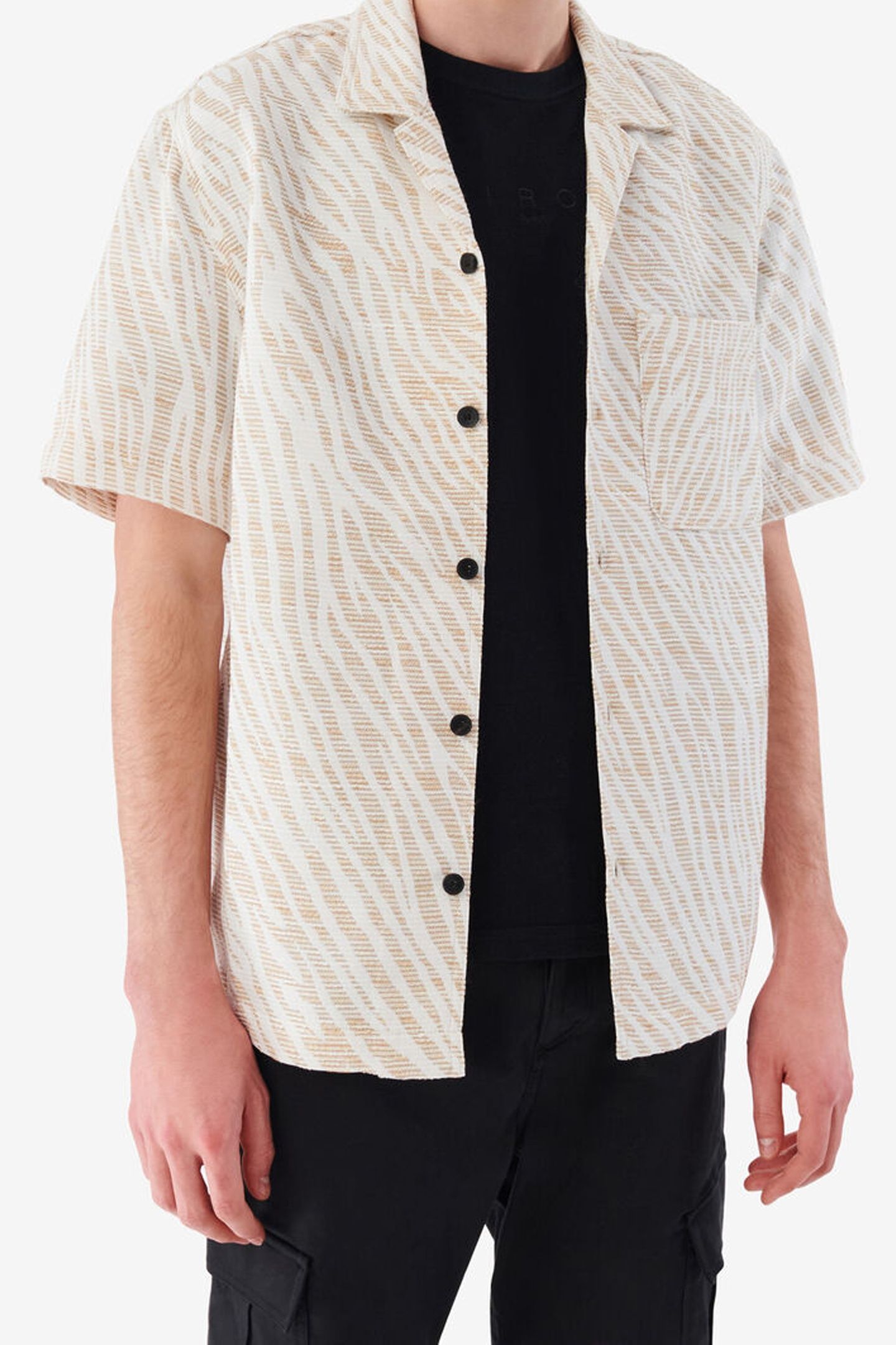 NAHEL SHIRT BEIGE/ECRU 1