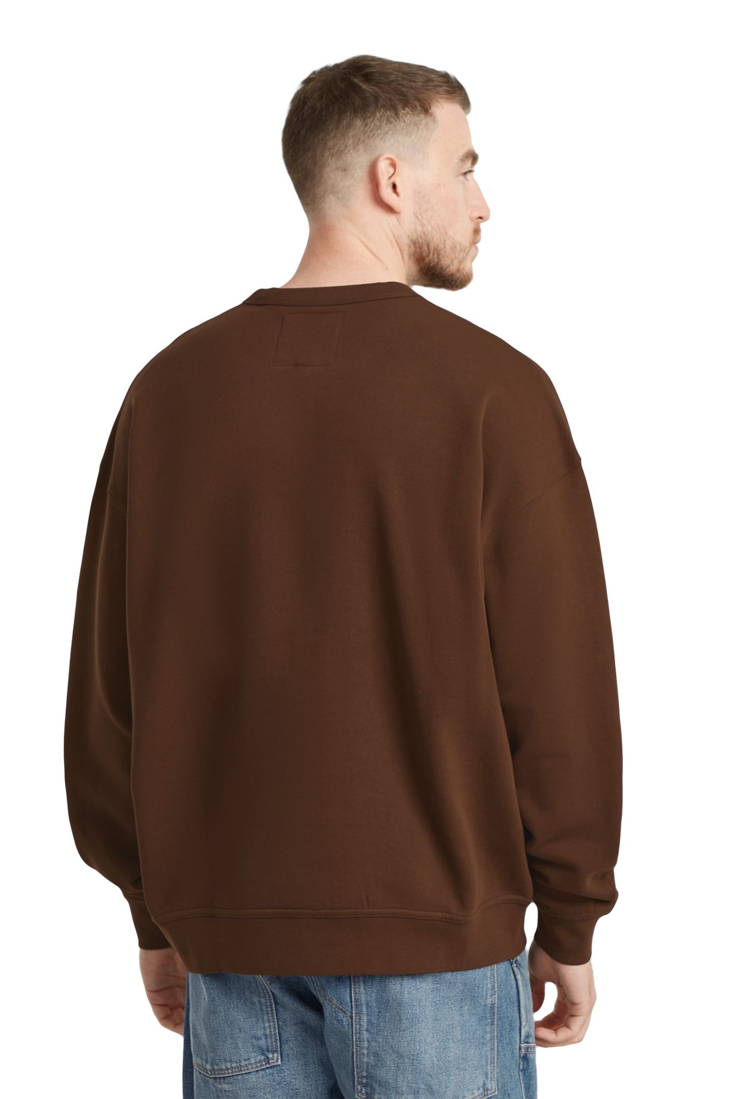 CHENILLE G-SCRIPT LOOSE SWEATER PLUM 3