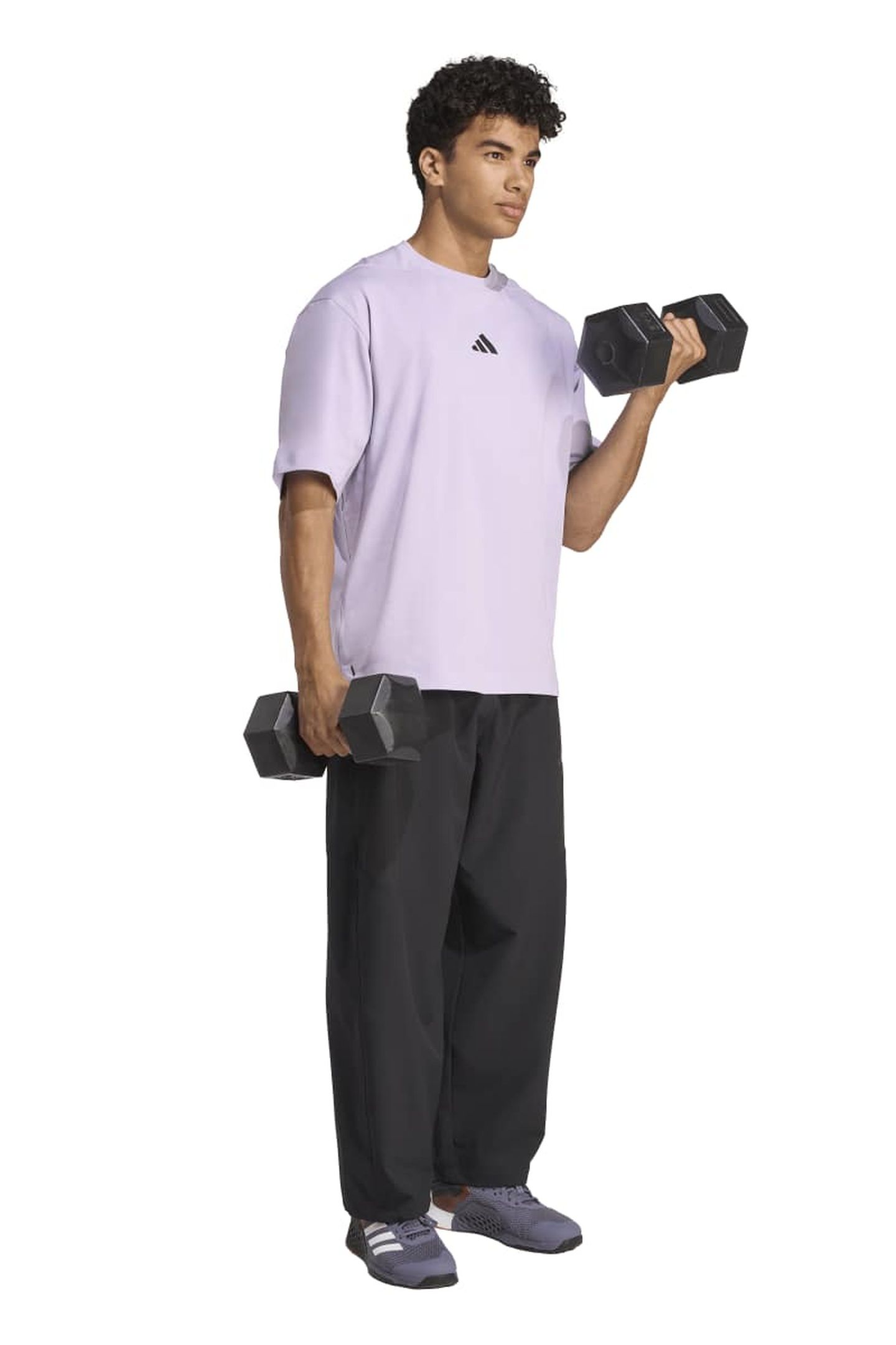 UNISEX PERFORMANCE PRIMELIFT WORKOUT OVERSIZE TEE POWDER PLU 2