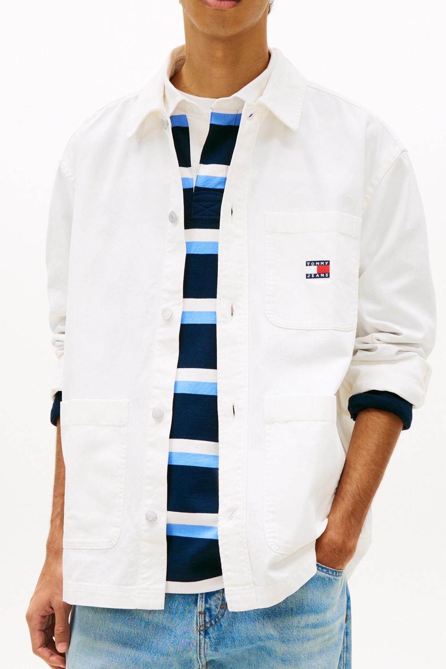 TJM ESSENTIAL OVERSHIRT ANCIENT WHITE 1