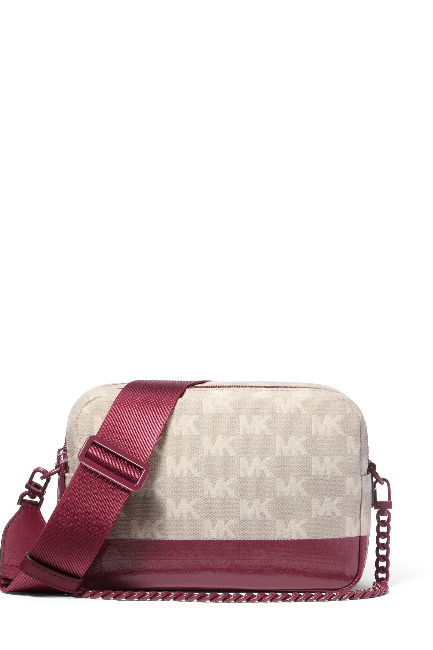 MEDIUM DOUBLE ZIP CHAIN CAMERA CROSSBODY MULBERRY 2