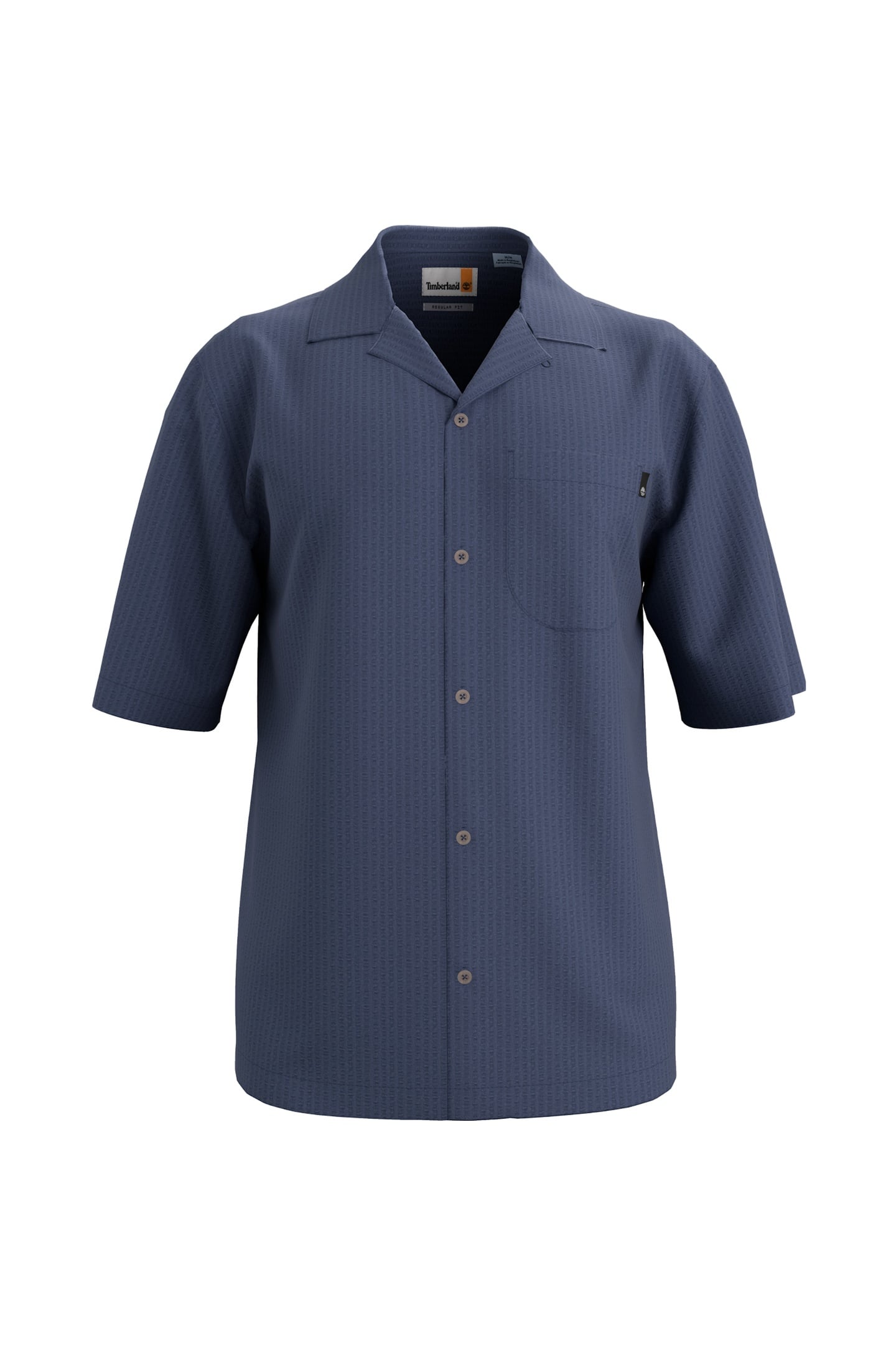 SS SEERSUCKER RESORT SHIRT DARK BLUE 1