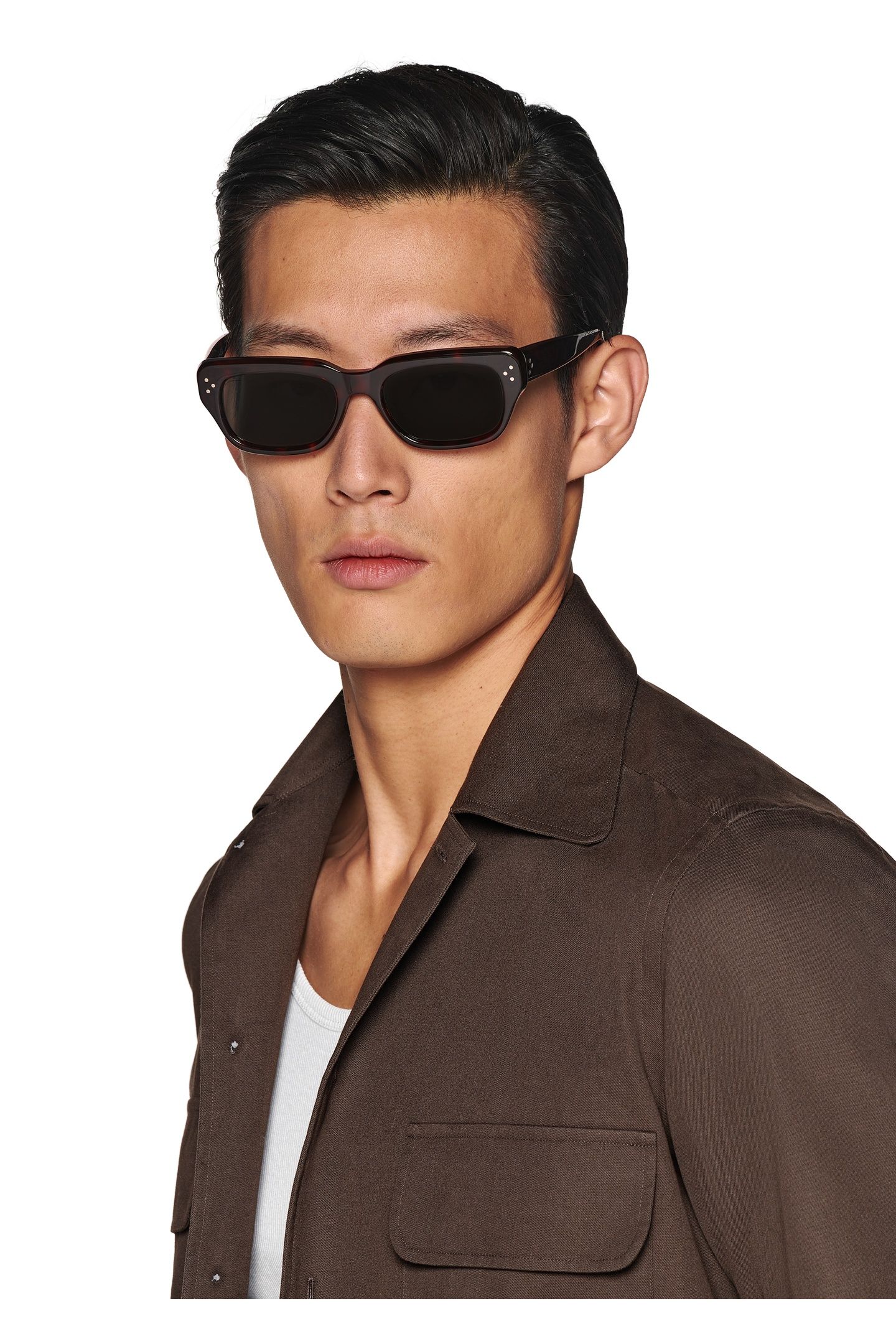 COTTON OVERSHIRT BROWN CASUAL SHIRTS 3