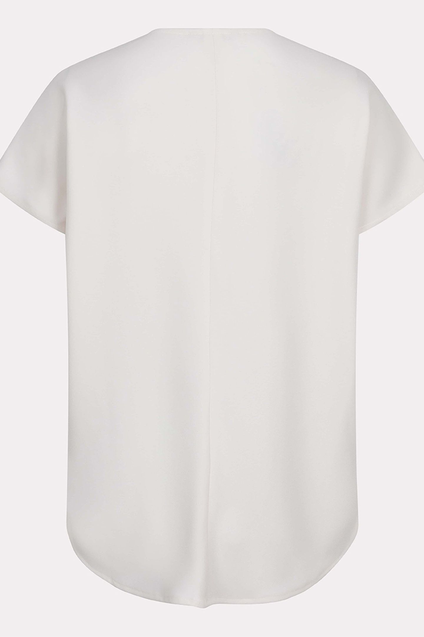 BLOUSE V-NECK PLEAT LIGHT STONE 2