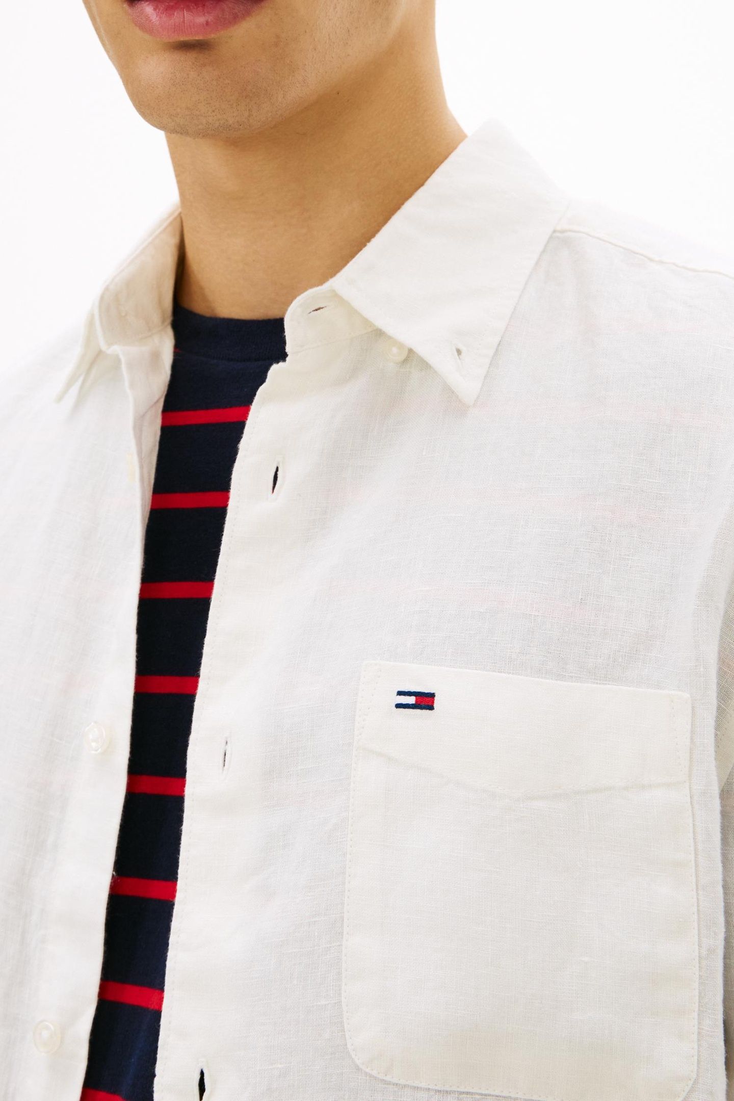 TJM REGULAR LINEN SHIRT ECRU 5