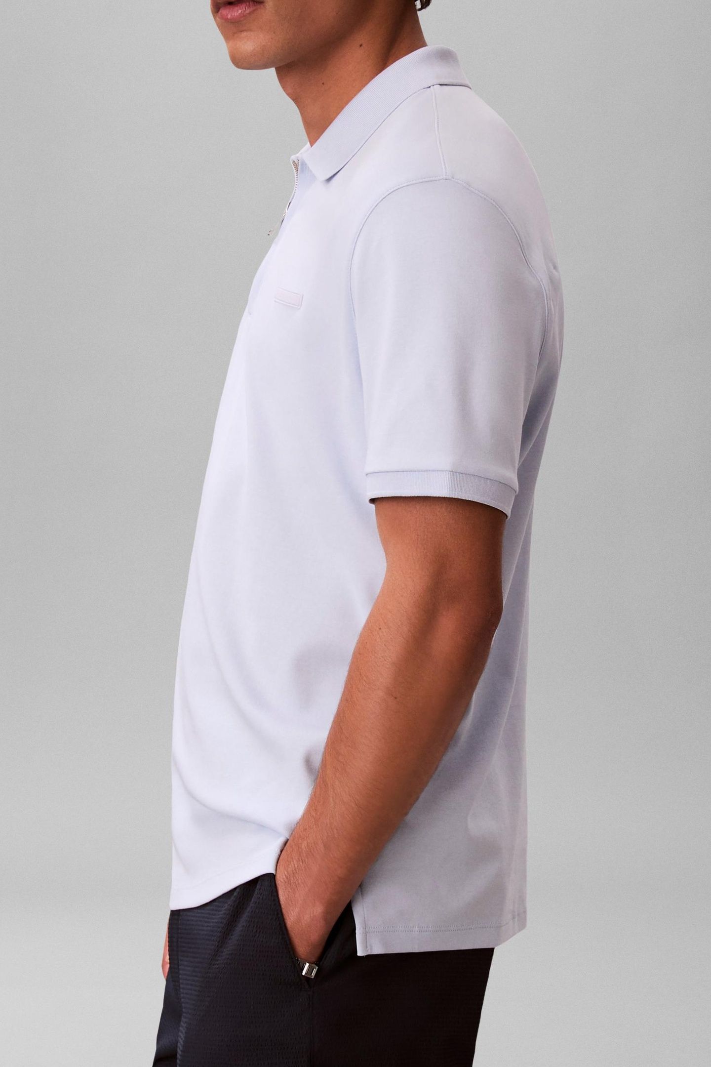 SS SLIM SUPIMA ZIP POLO HEAVENLY IRIS 4