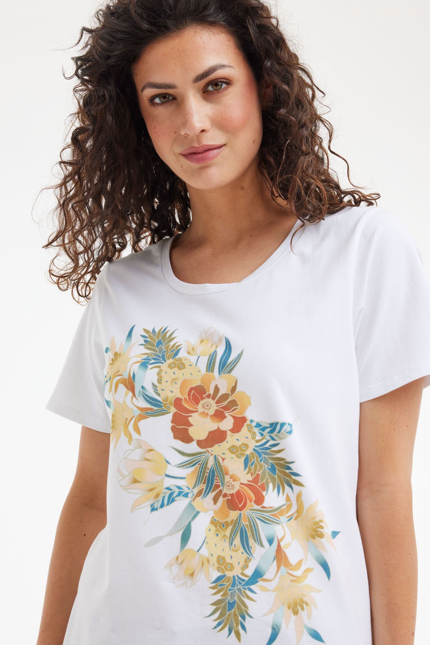 T-SHIRT FAMOUS WHITE RISING SUN PANEL 3