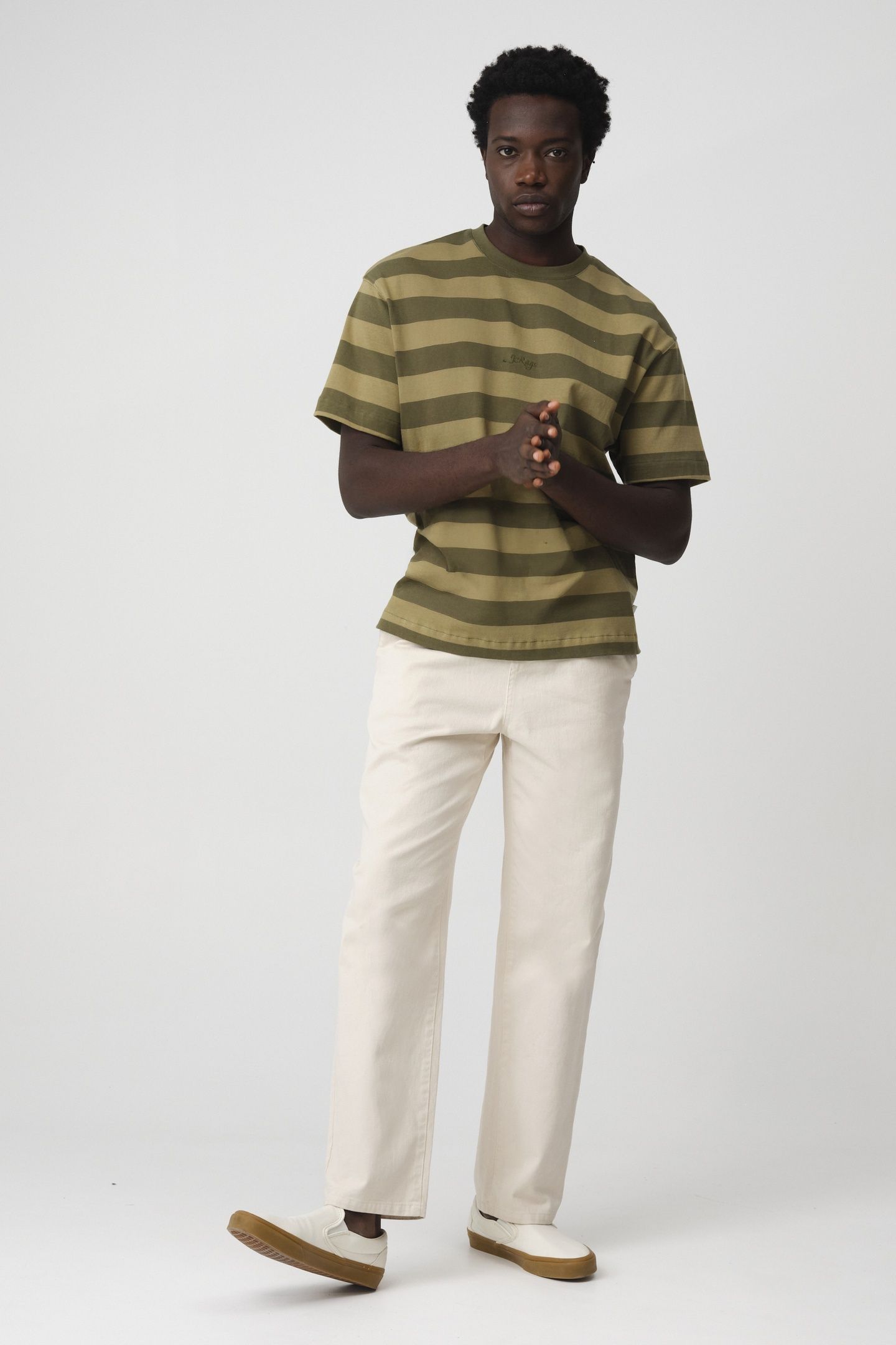 ROMEO STRIPE T-SHIRT GREEN 3