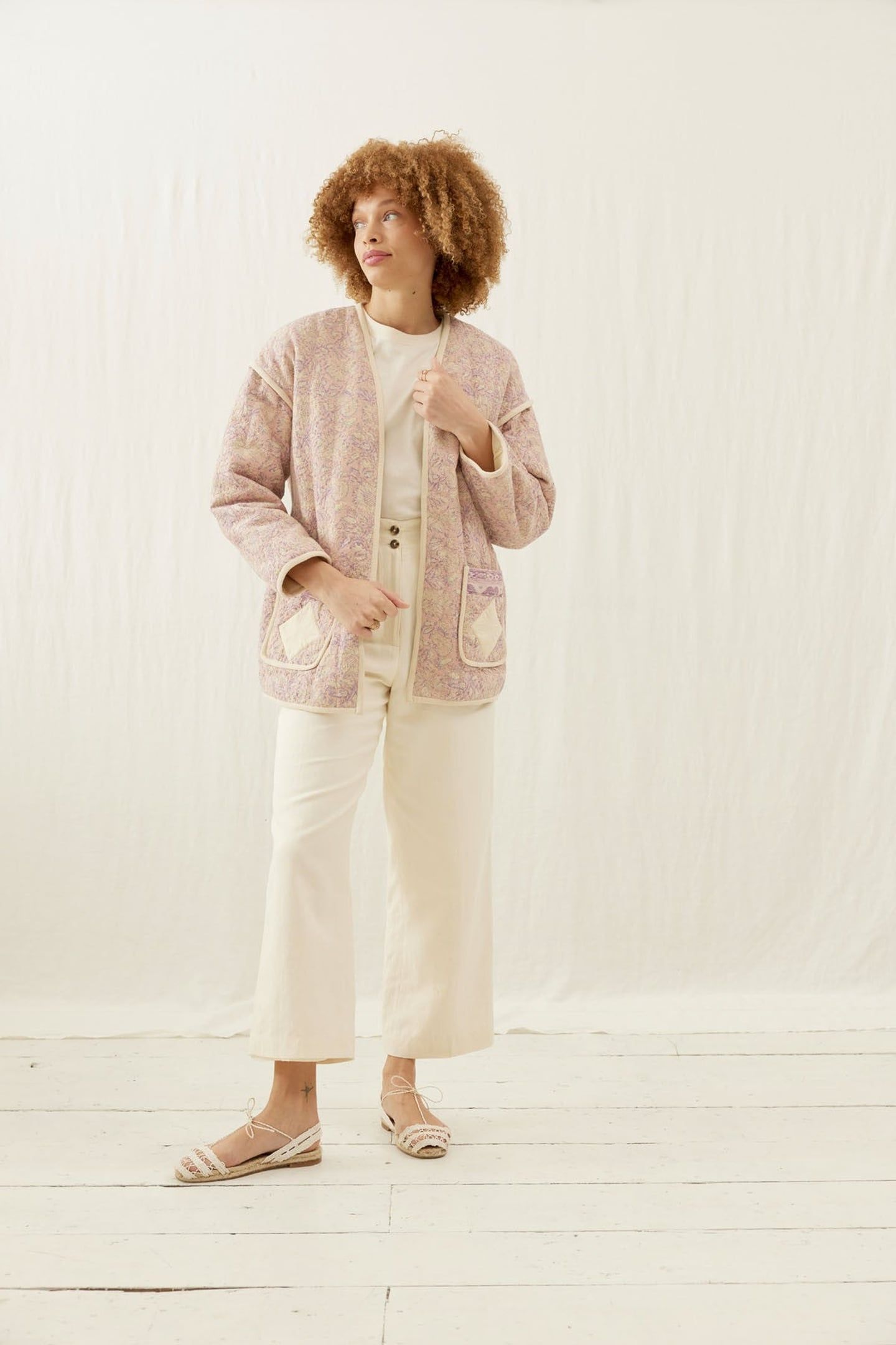 JACKET MARCEAU PINK DAISY GARDEN 1