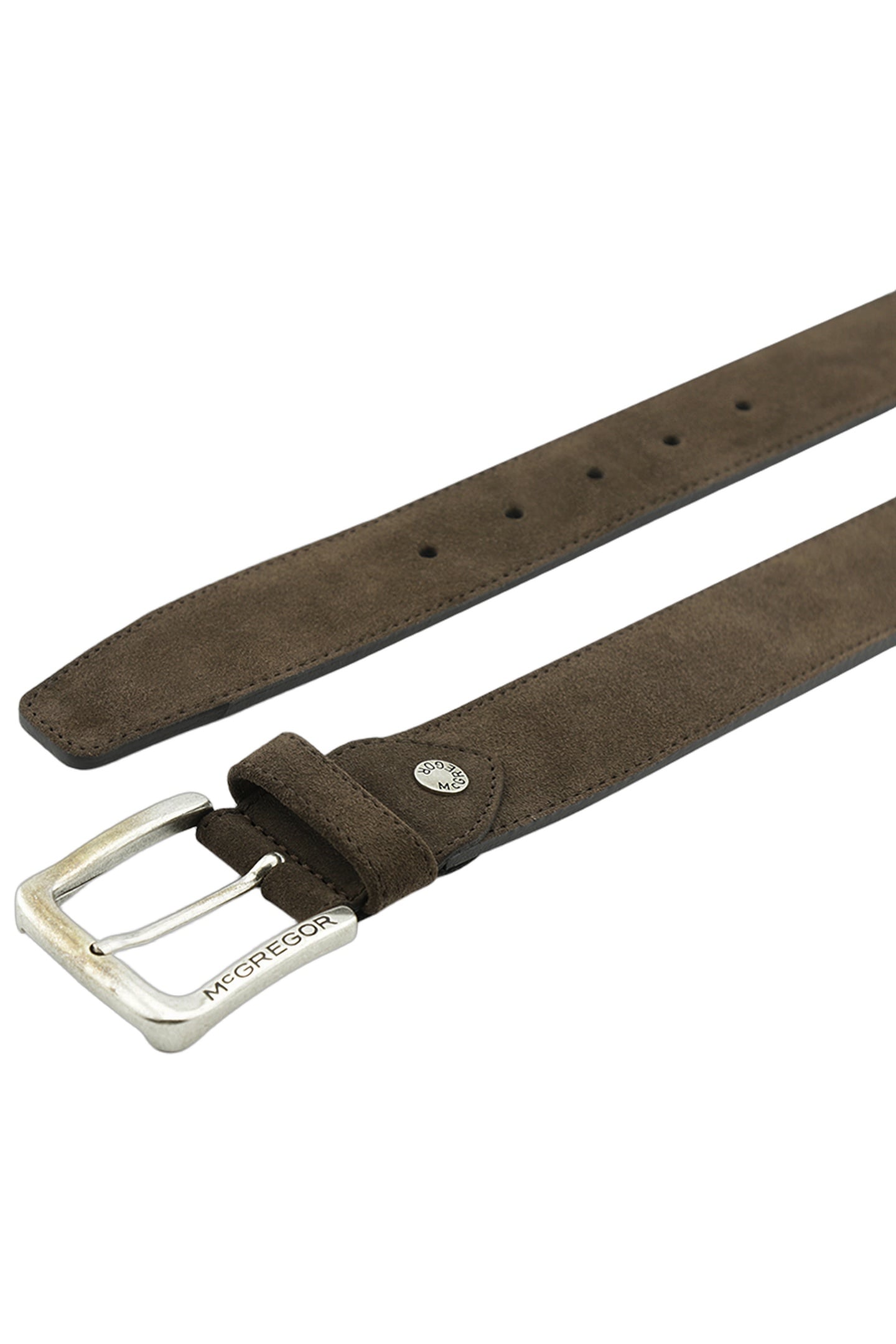 SUEDE BELT DARK BROWN 3