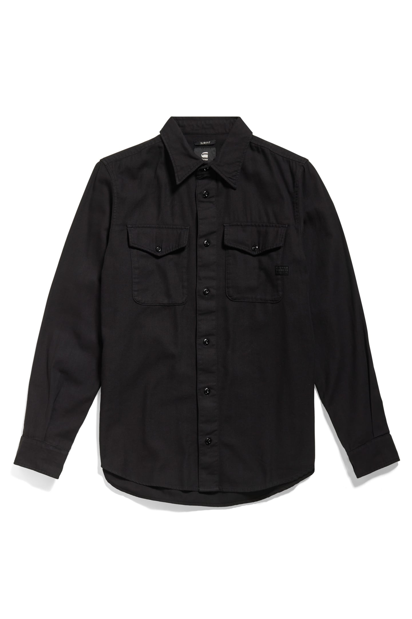 MARINE SLIM SHIRT BLACK 4