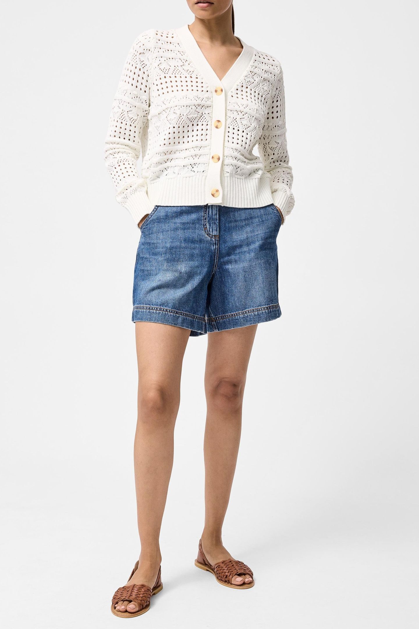 CROCHET CARDIGAN SUMMER WHITE 1