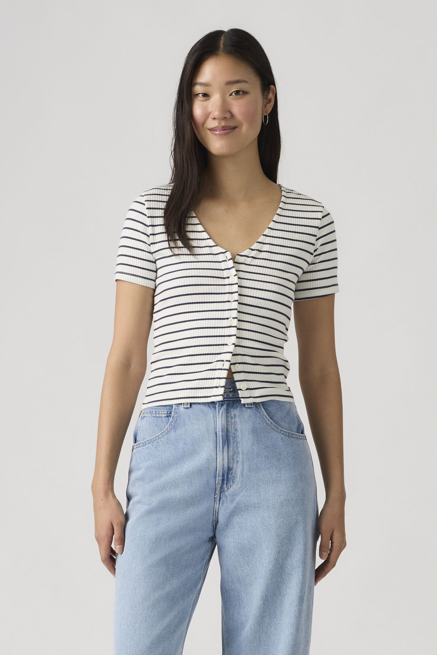 MUSE SS TEE PENELOPE STRIPE PEACOAT STRI 1