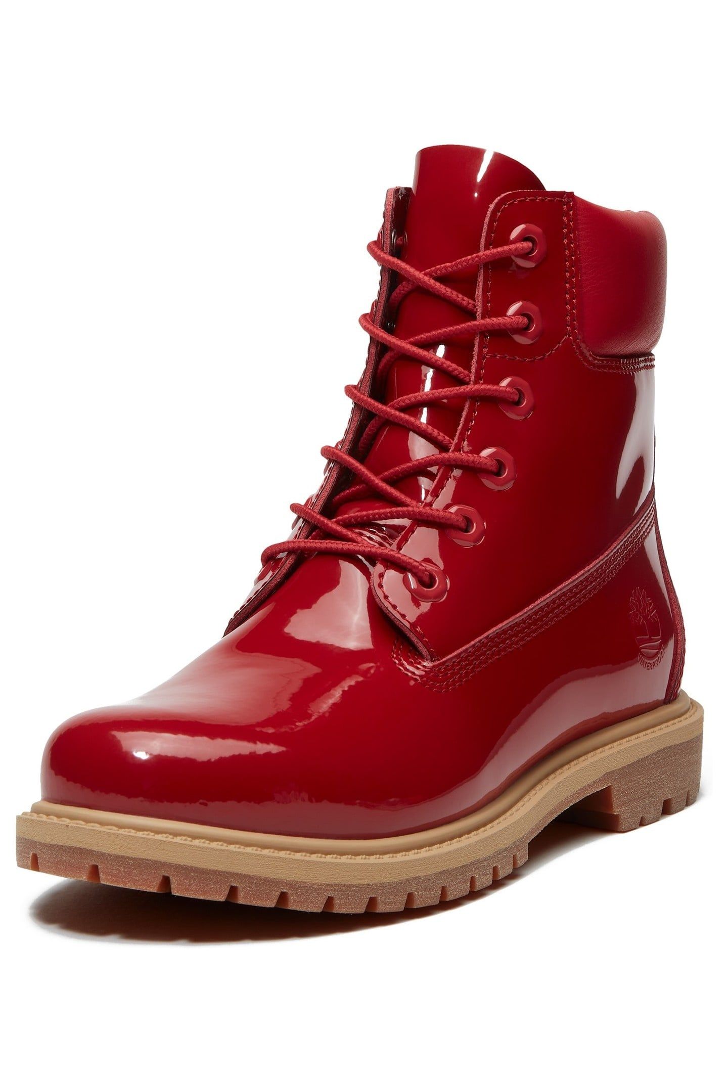 6 INCH LACE UP WATERPROOF BOOT MEDIUM RED 3
