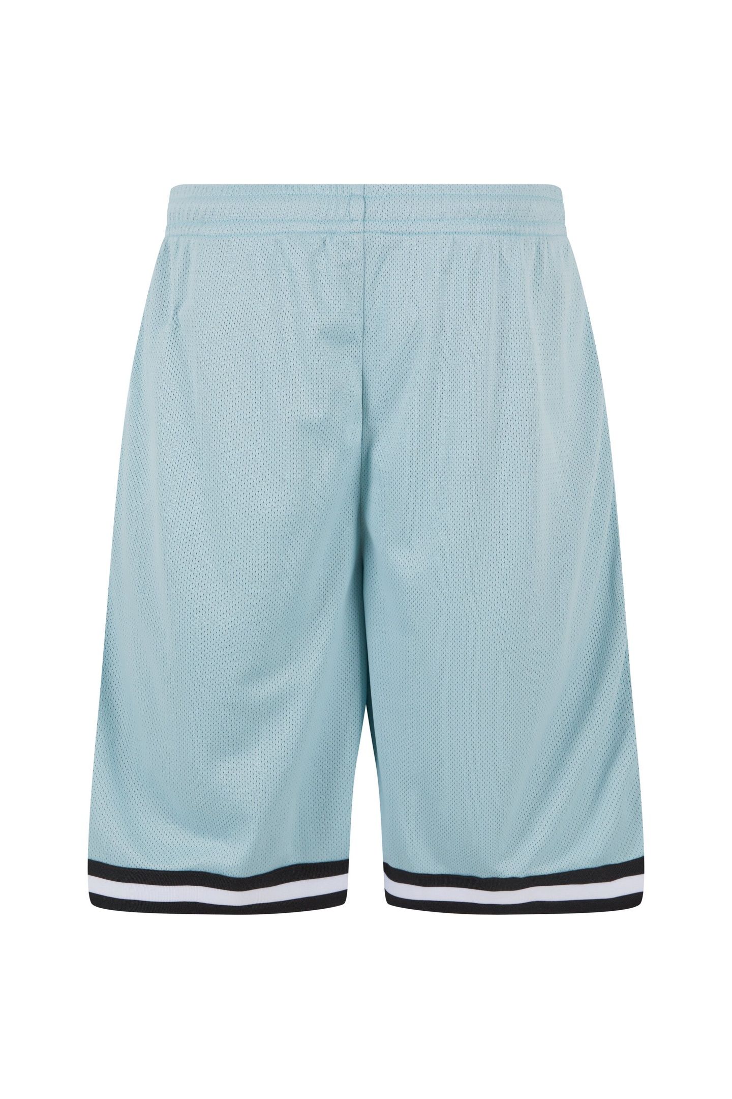 STRIPES MESH SHORTS OCEANBLUE/BLACK/WHITE 1