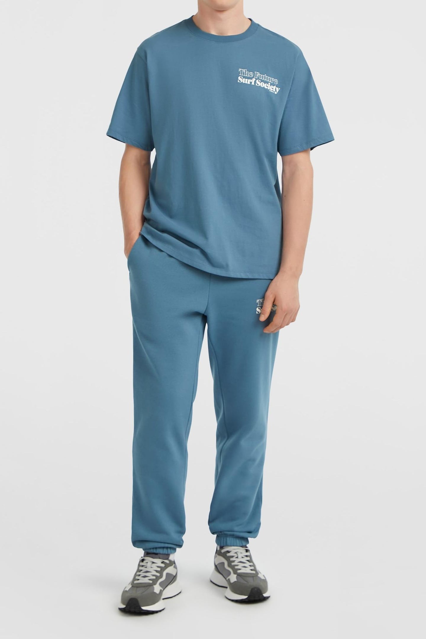 THE FUTURE SURF SOCIETY T-SHIRT MOZART BLUE 2