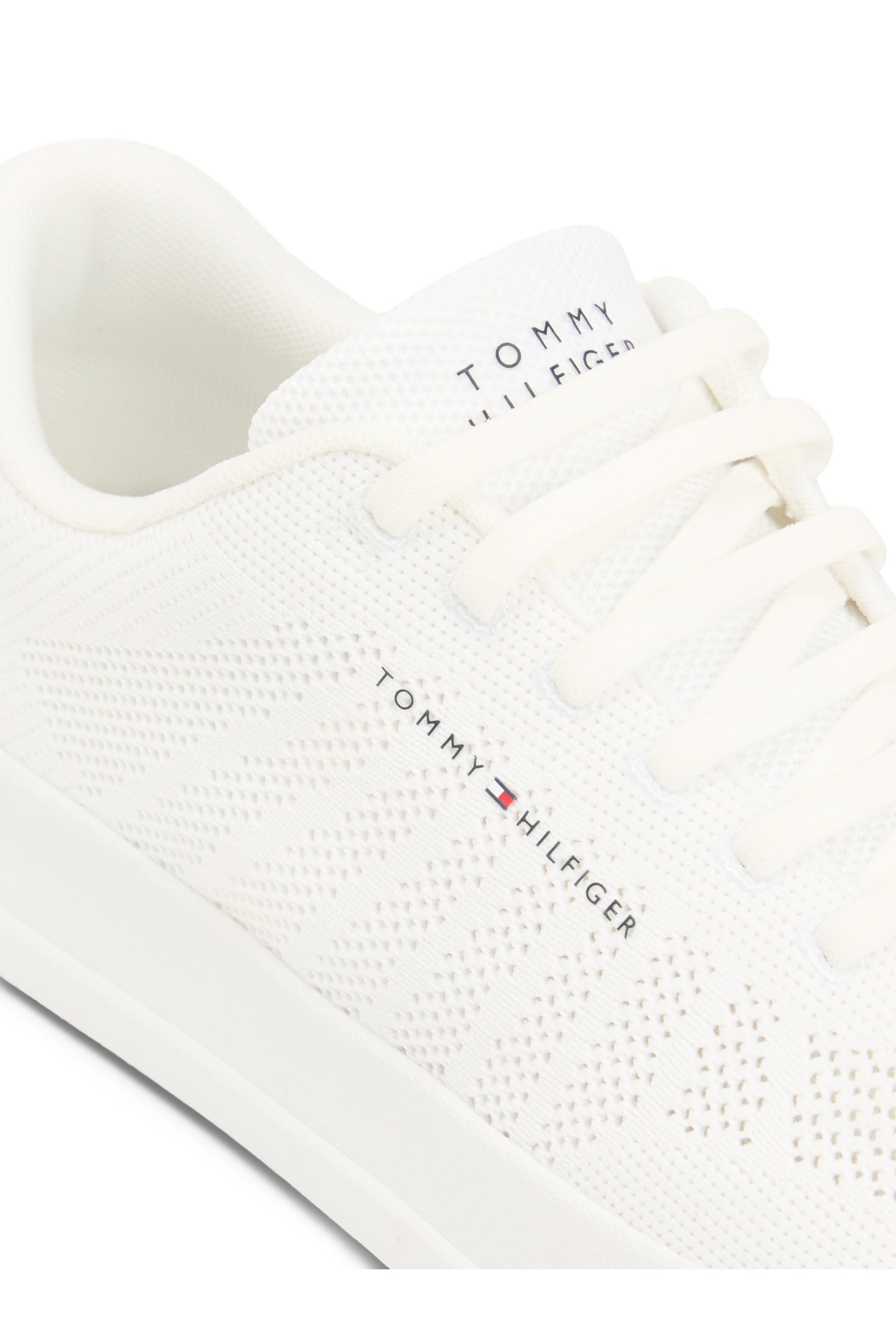 TH COURT KNIT SHOES WHITE 6