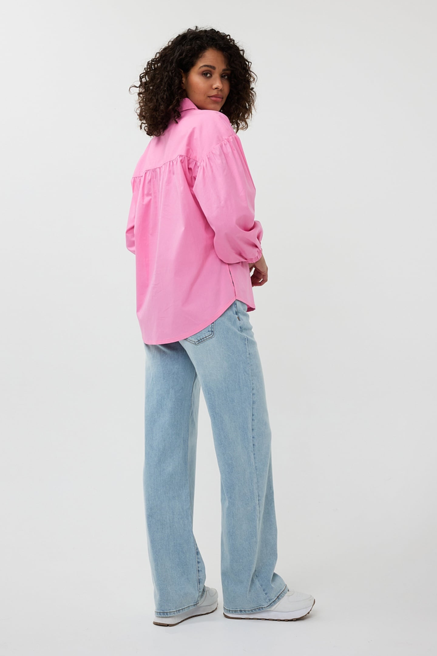 BLOUSE OVERSIZED POPLIN ROSE 4