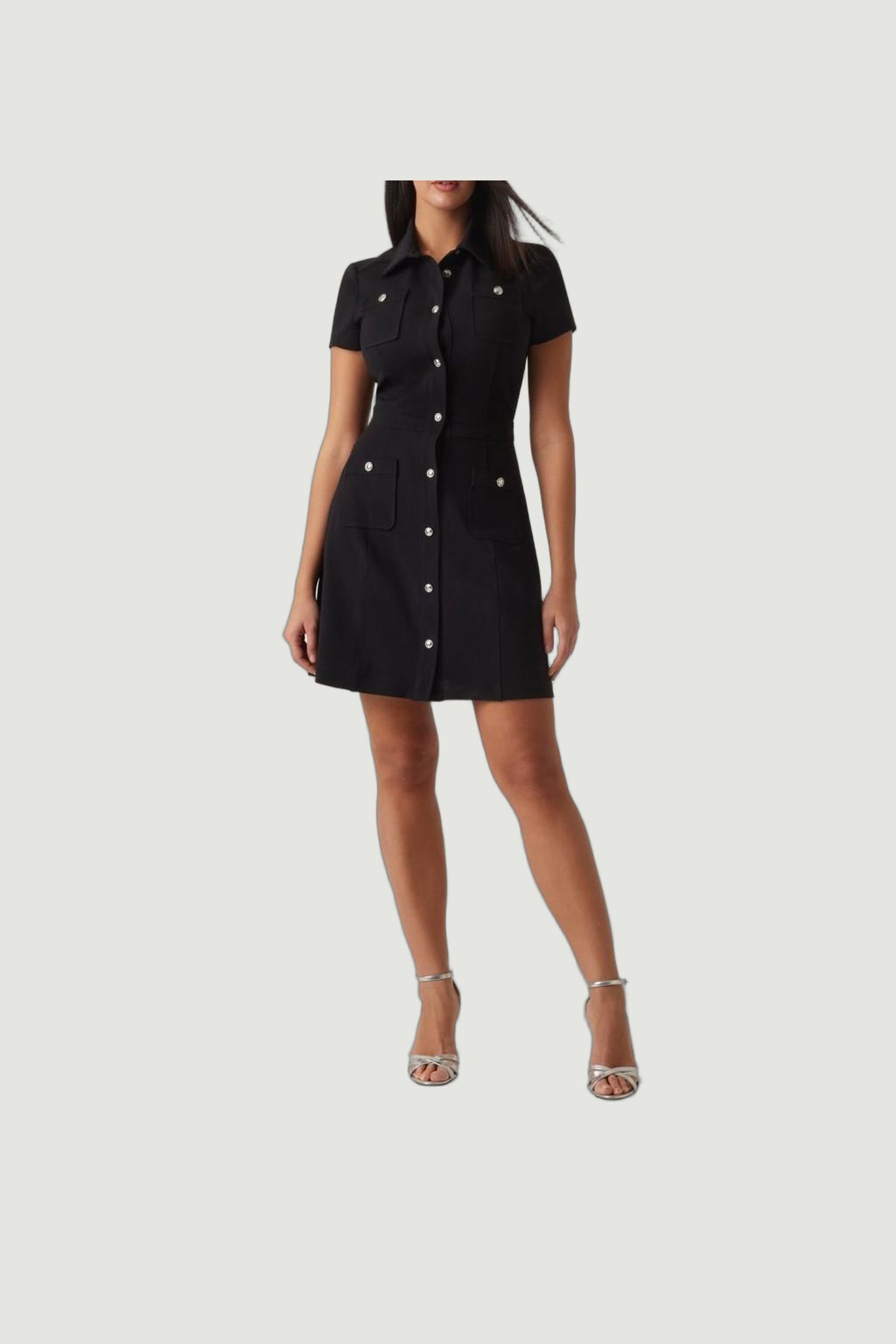 GUESS ECO ES SS ELORA POCKETS JET BLACK A996 5