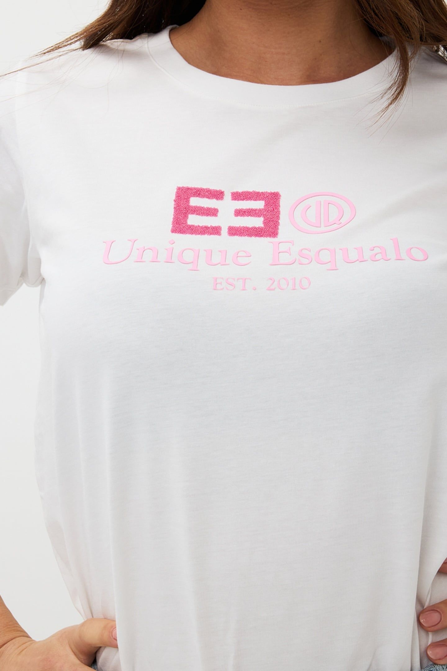 T-SHIRT RUBBER PRINT “EE” ROSE 7