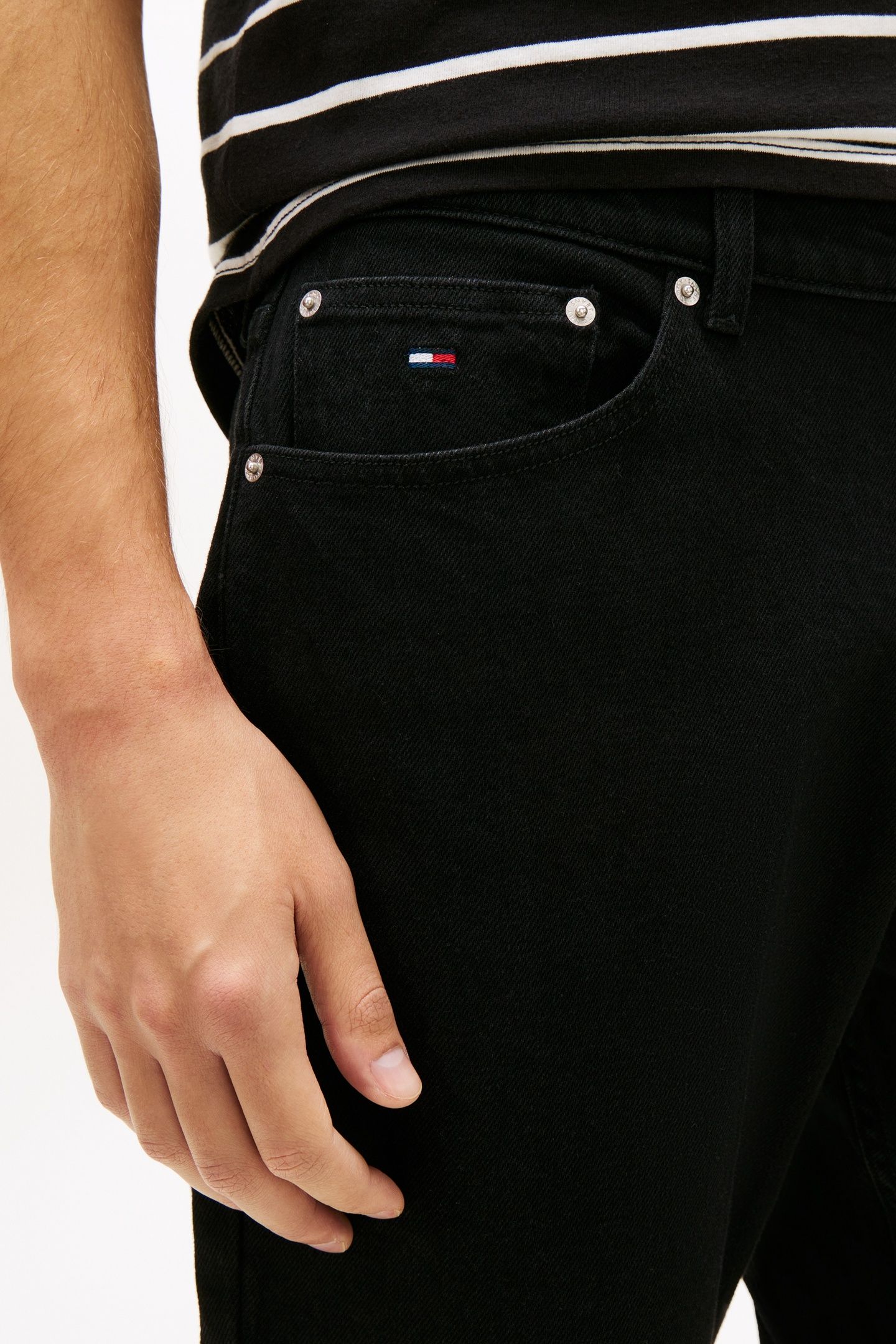 RYAN SLIM STRAIGHT JEANS DENIM BLACK 5