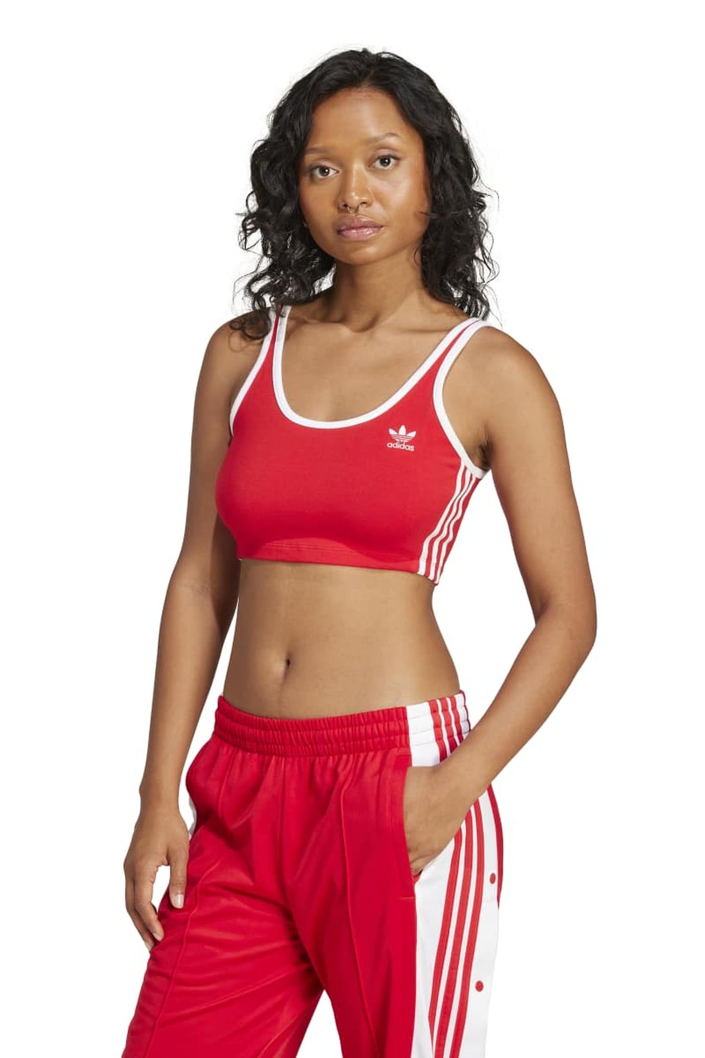 ORIGINALS ADICOLOR 3 STRIPES BRA TOP BETTER SCARLET 1