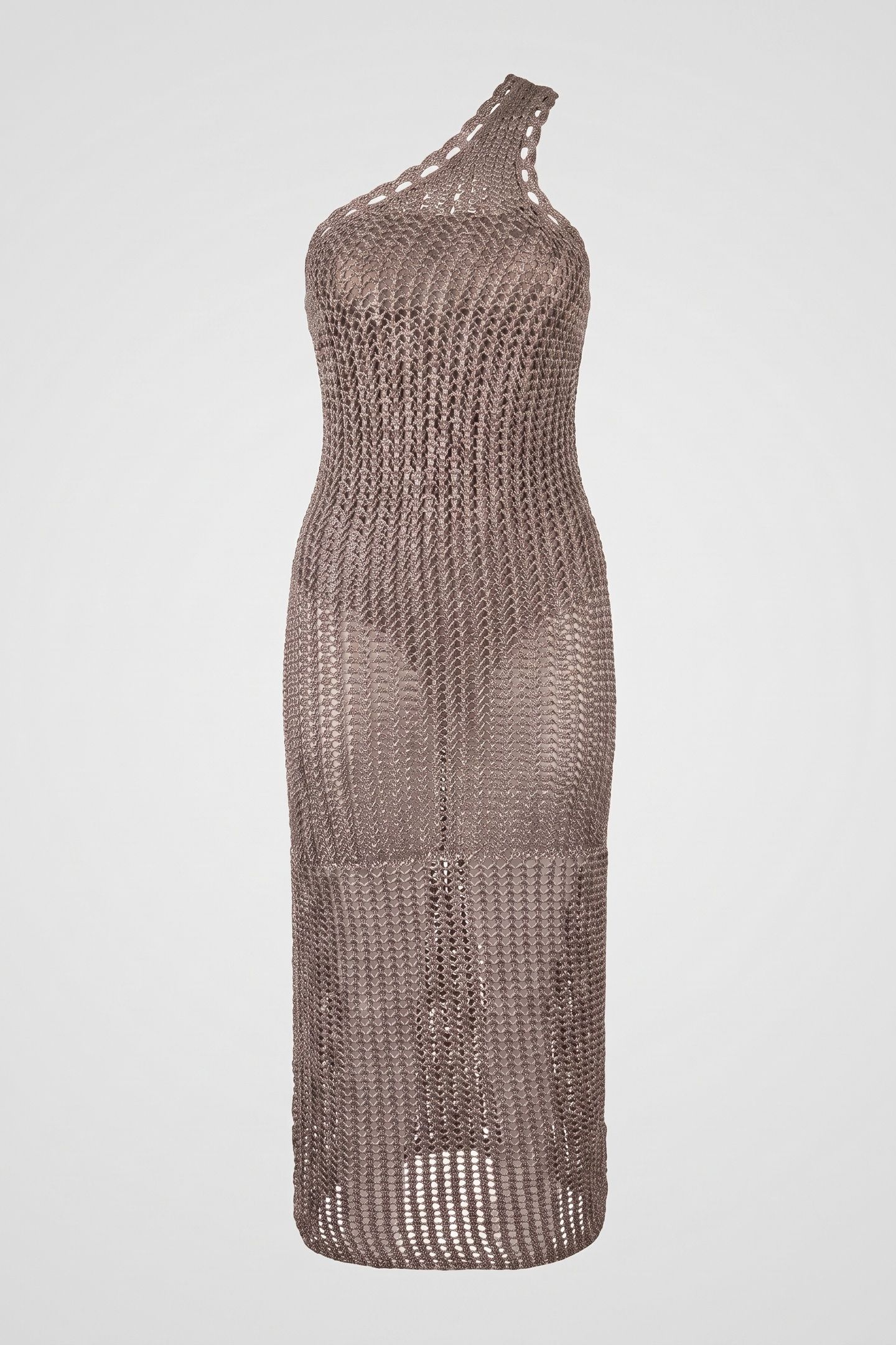 WIDDY DRESS METALLIC GREY 3