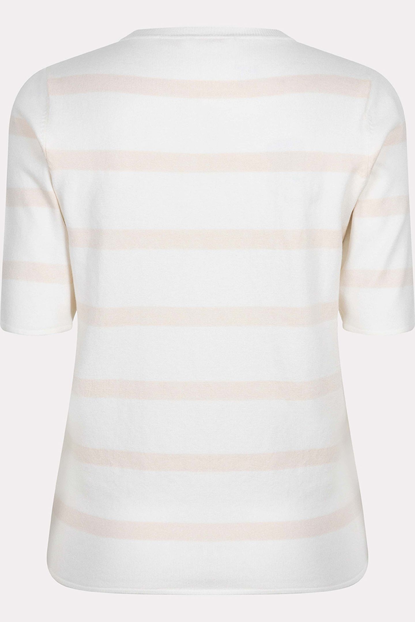 TOP SLV/LSS STRIPES OFF WHITE / SAND 5